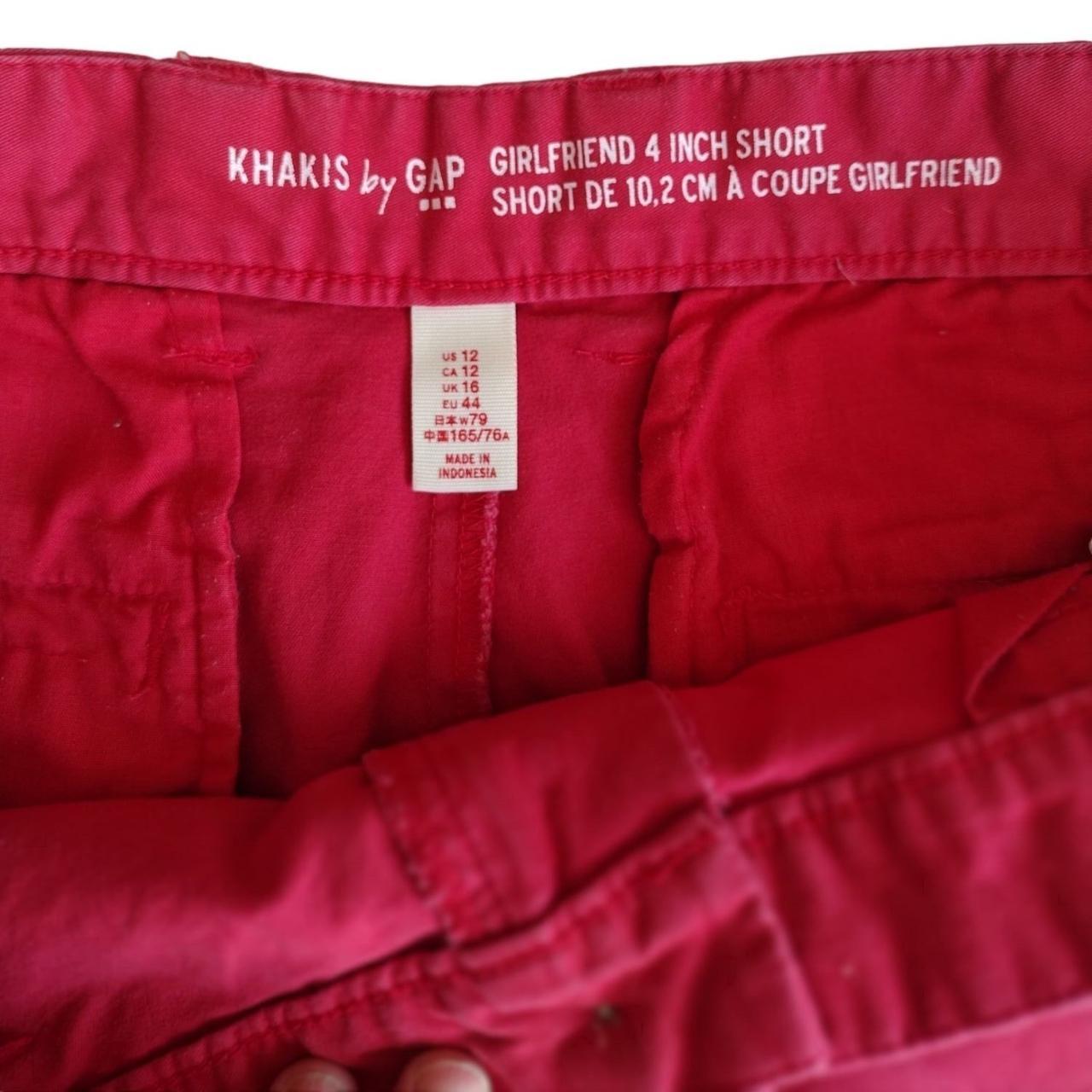 Gap Women's Red Shorts Depop