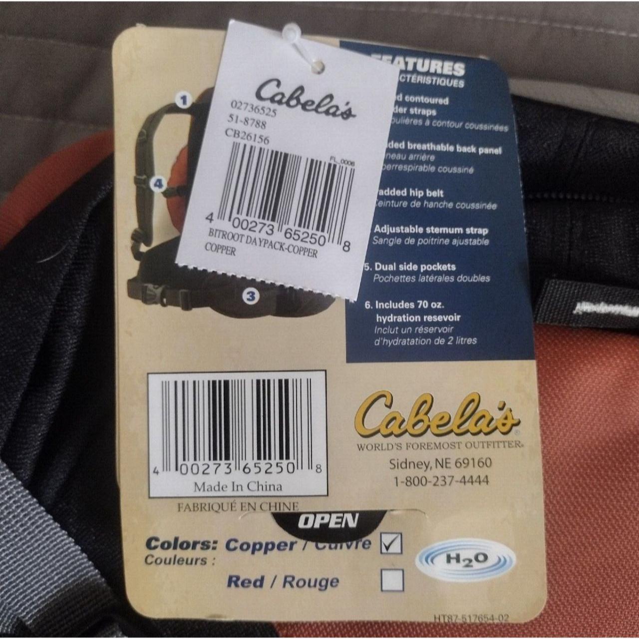 Cabelas Hiking Hydration Internal Frame Backpack... Depop