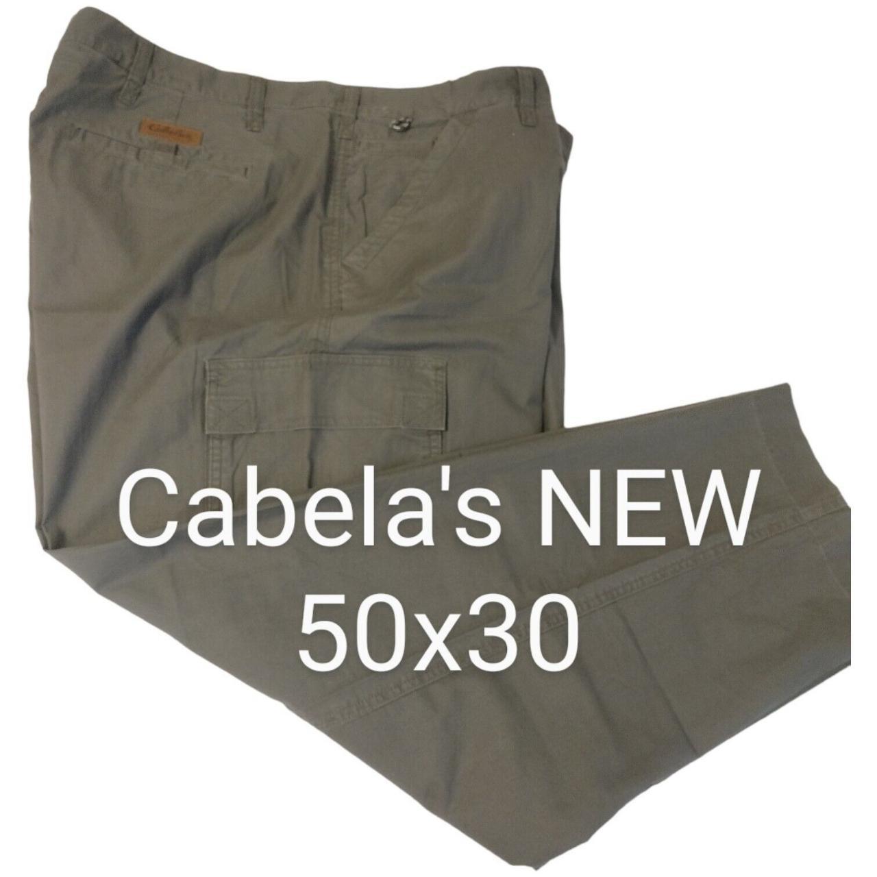 Cabela's Men's Pants Hiking Cargo Original Khaki... Depop