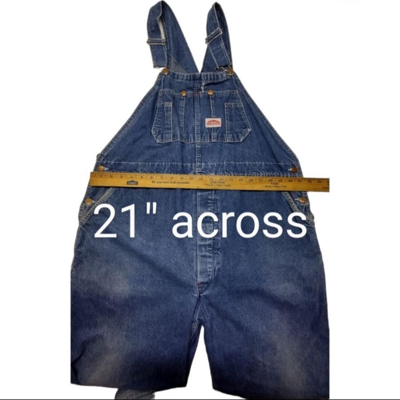 Round House Mens Railroad Stripe Bib Overalls Brand Depop 1202