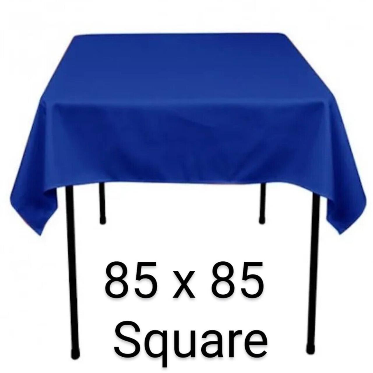 Blue Square Tablecloth 85x85 Home Kitchen Event... Depop