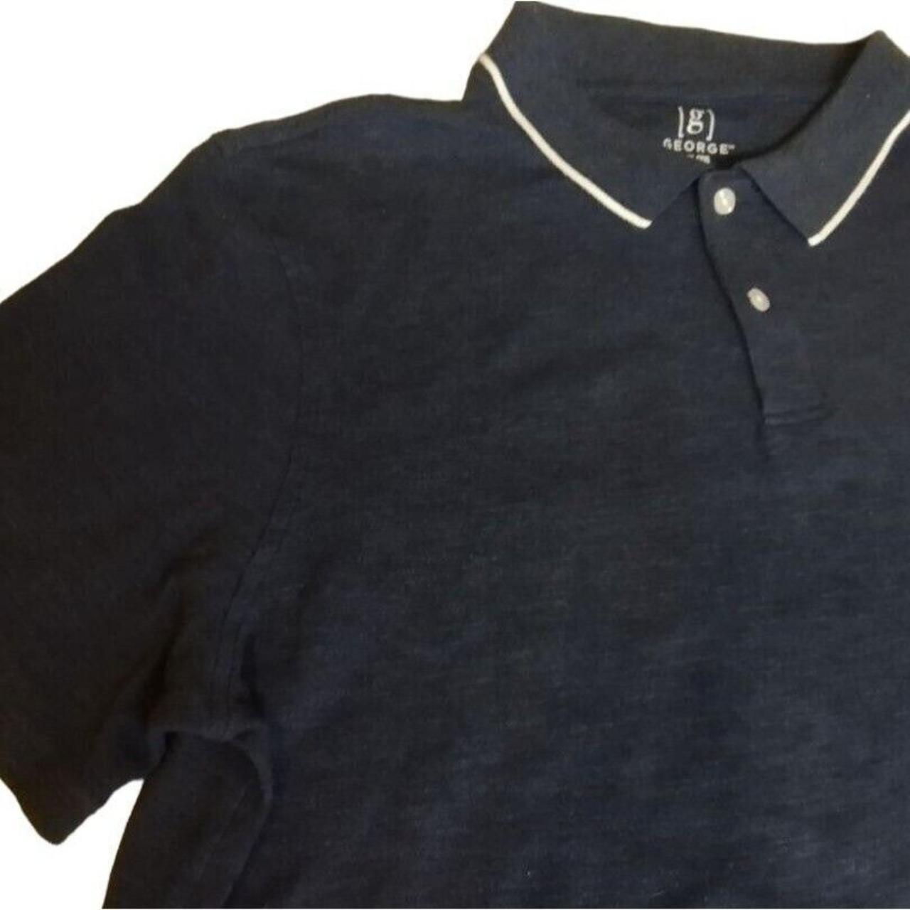 Size XL Men's Blue Polo, Short Sleeve Brand -... - Depop