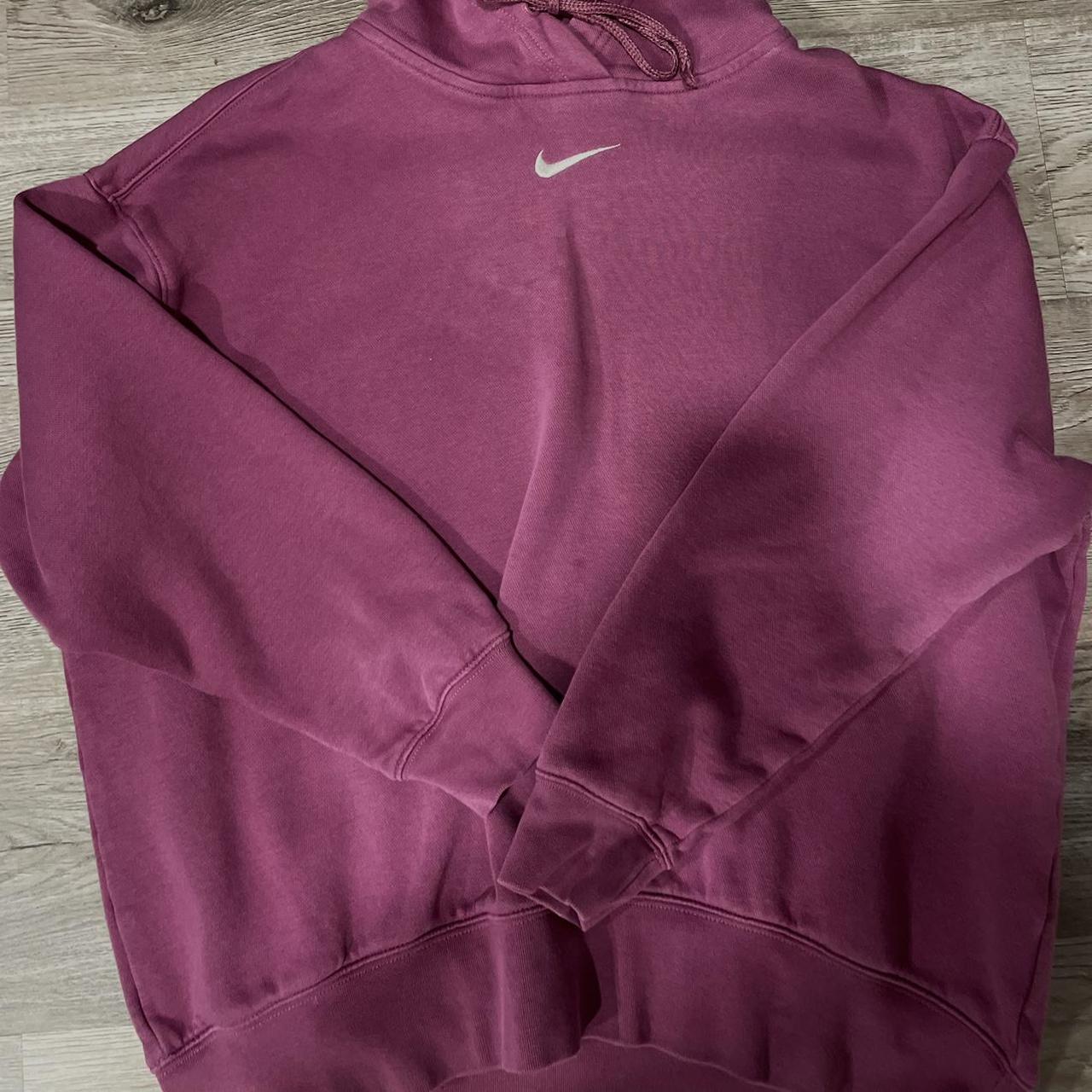 Nike Women's Pink Hoodie Depop