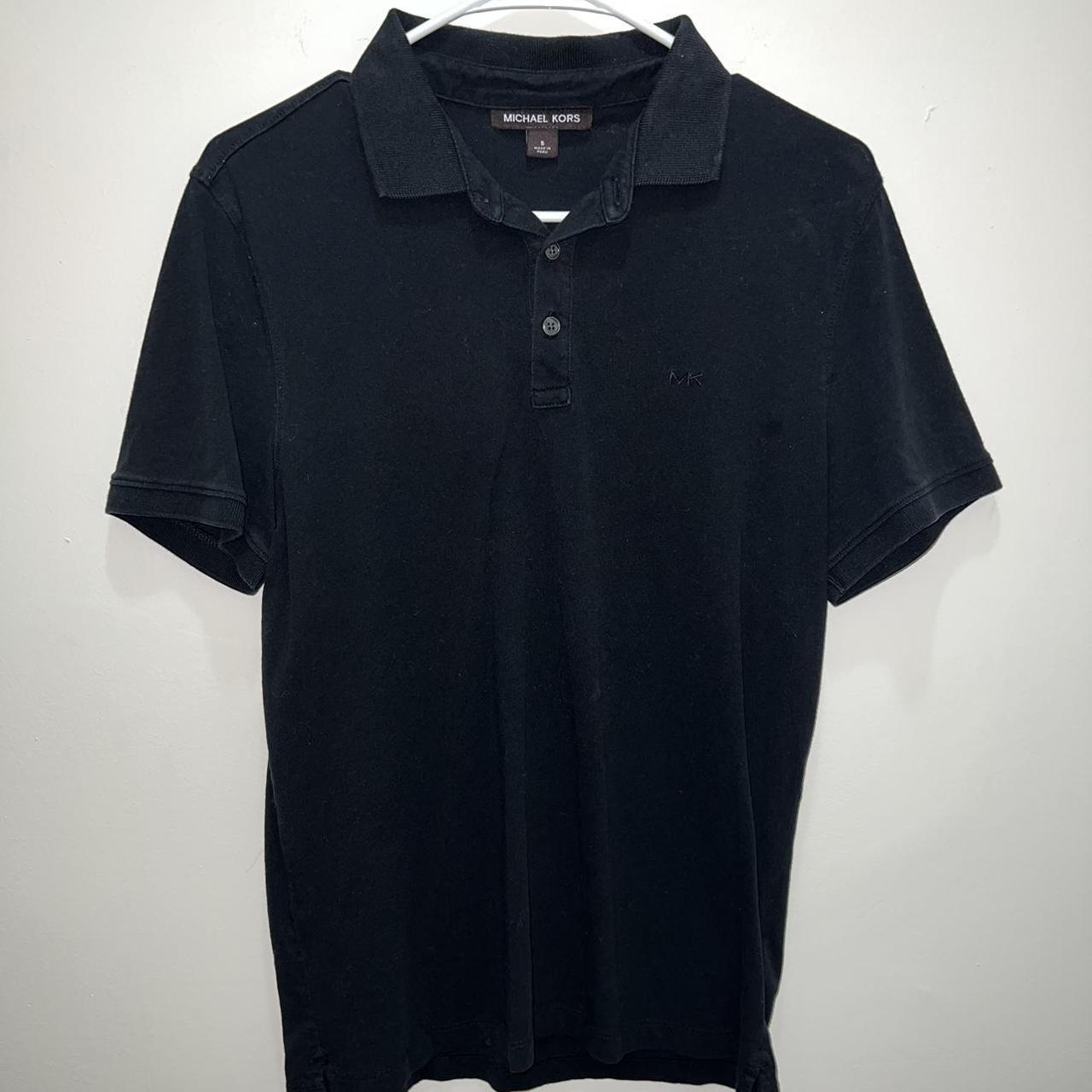 Michael Kors Men's Black Polo-shirts | Depop