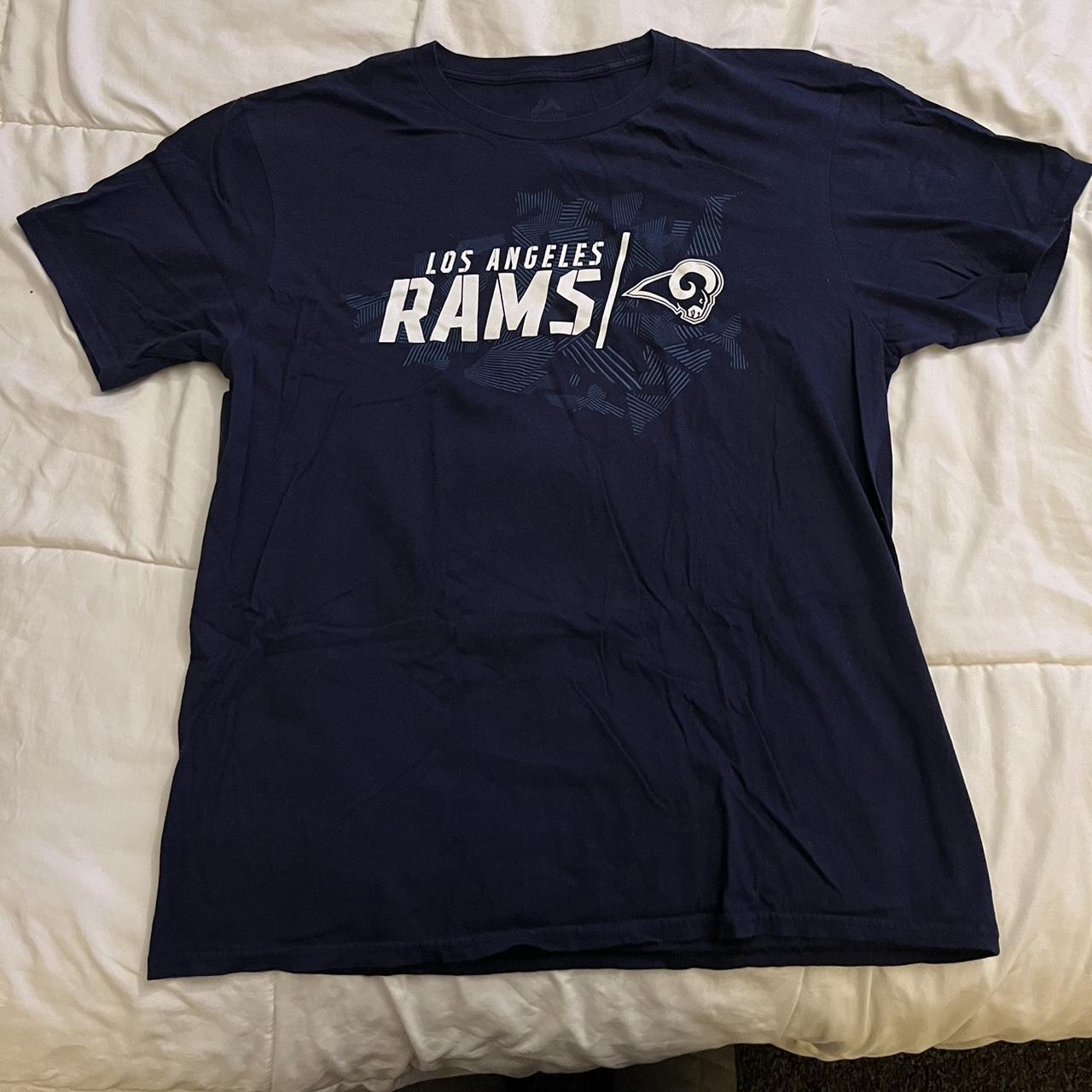 Los Angeles Rams Majestic T Shirt, Mens Size M Pre - Depop