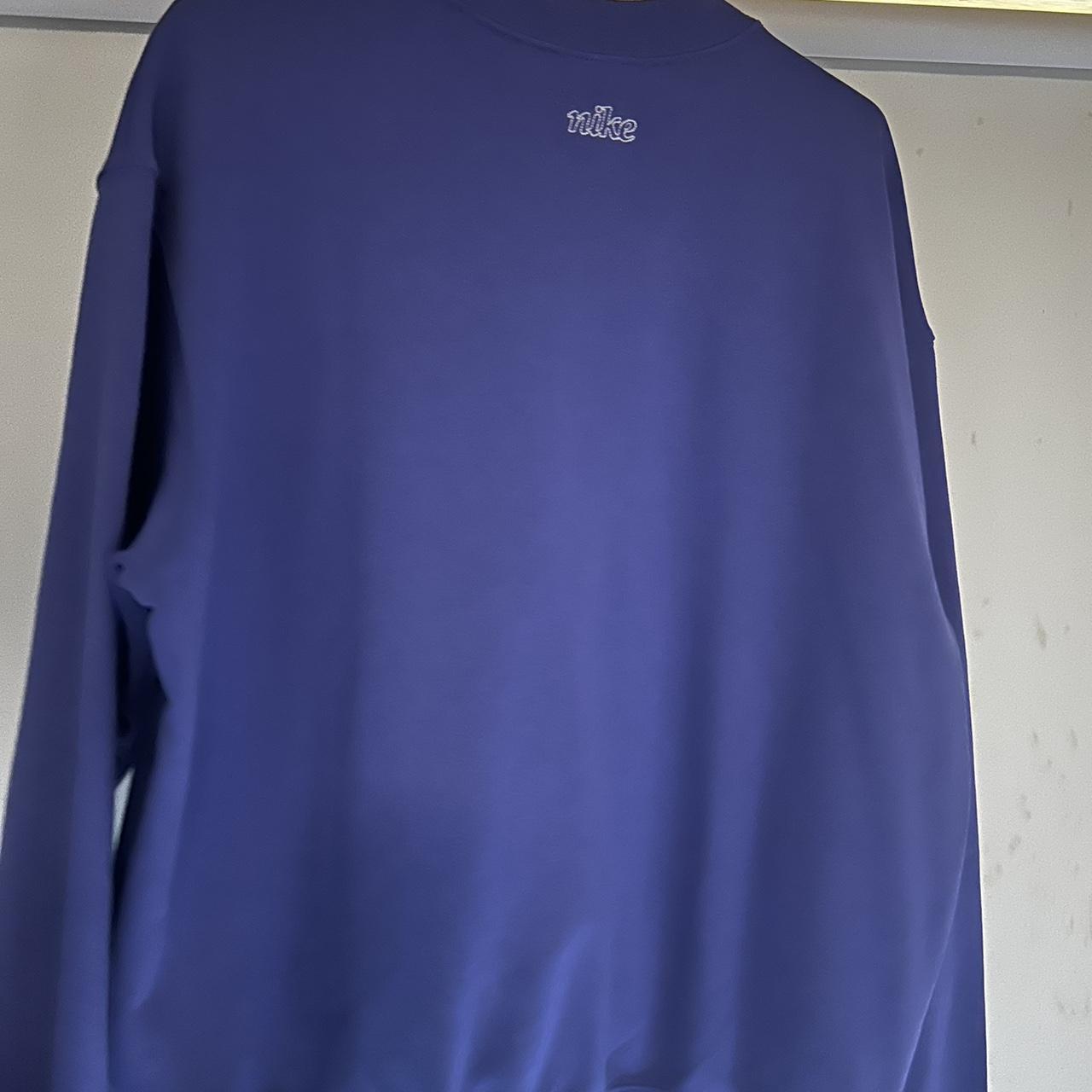 mens blue nike sweater