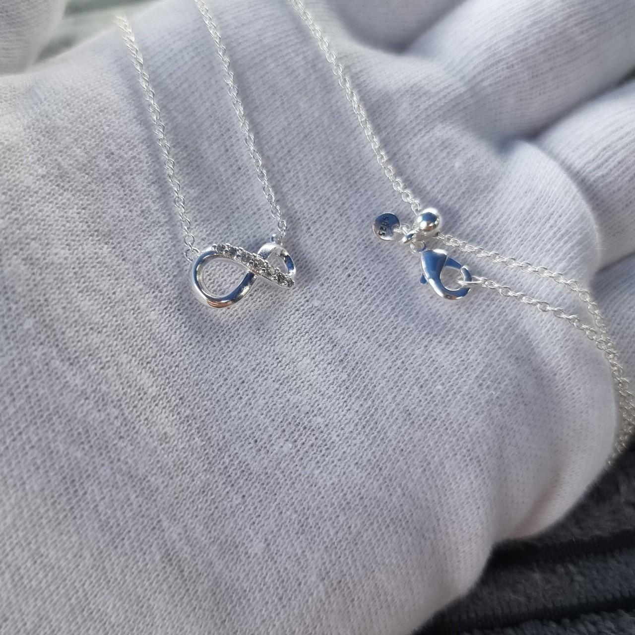 Pandora Talisman Lab-grown Diamond Infinity Pendant Necklace, 14 K Gold,  0.25 carat TW