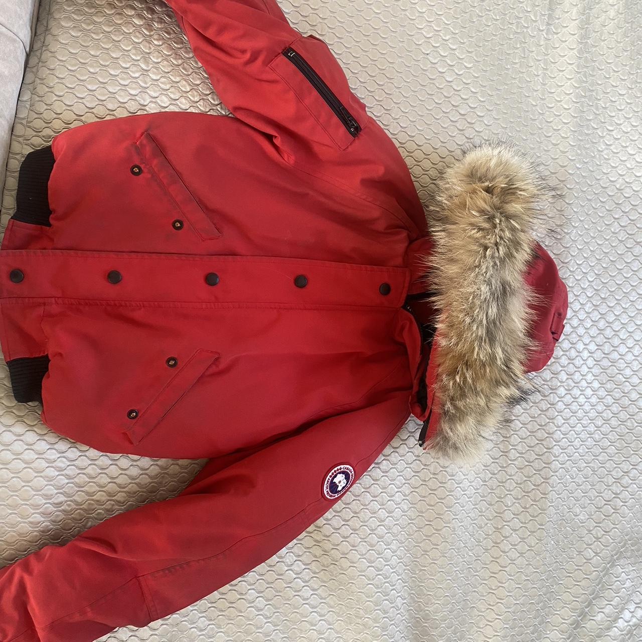 Canada Goose Youth Rundle Bomber Jacket - Red