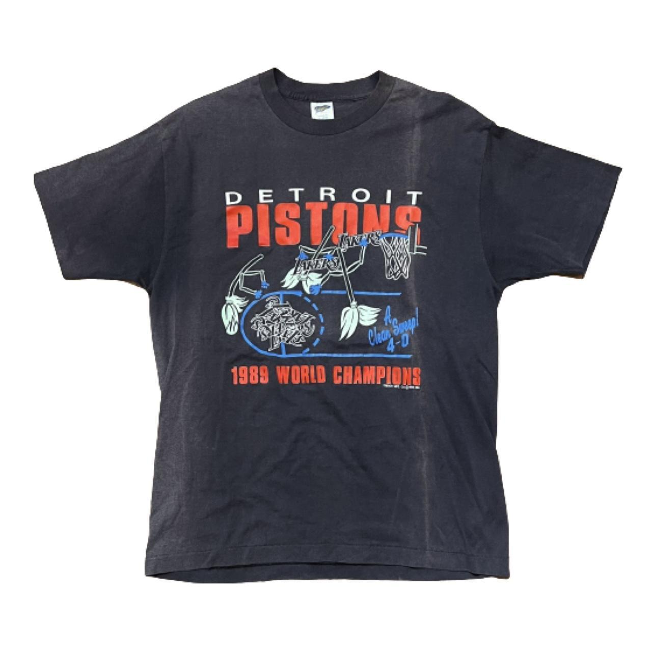 1989 pistons championship shirt
