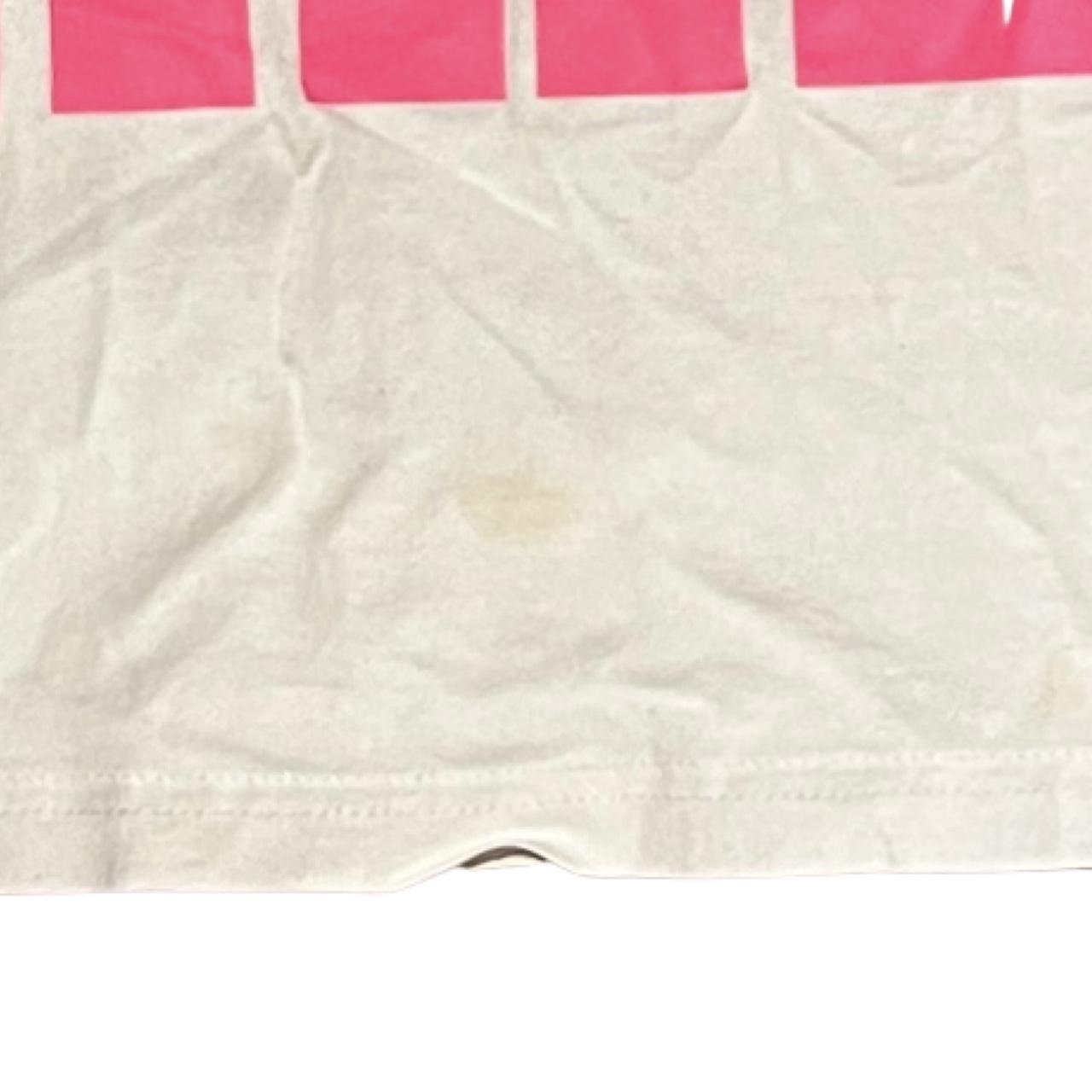 X-Girl Women's White and Pink T-shirt (4)