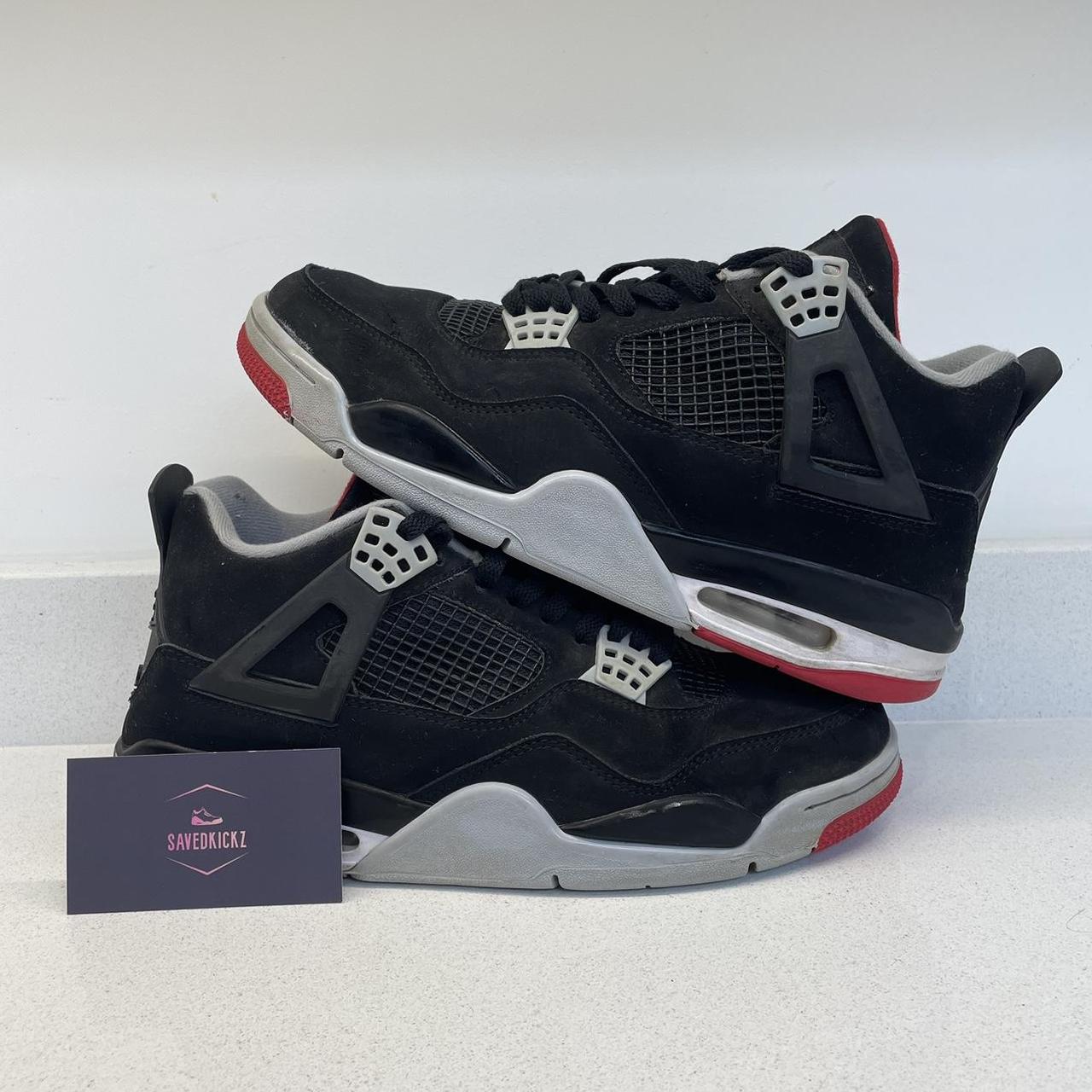 Air jordan 4 bred 2019 Size Uk7.5 No box £195 Sold... - Depop