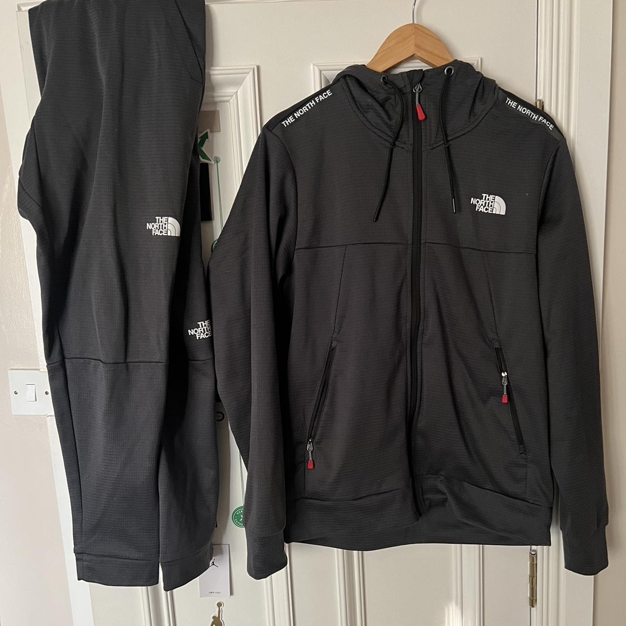 Gray north hot sale face tracksuit