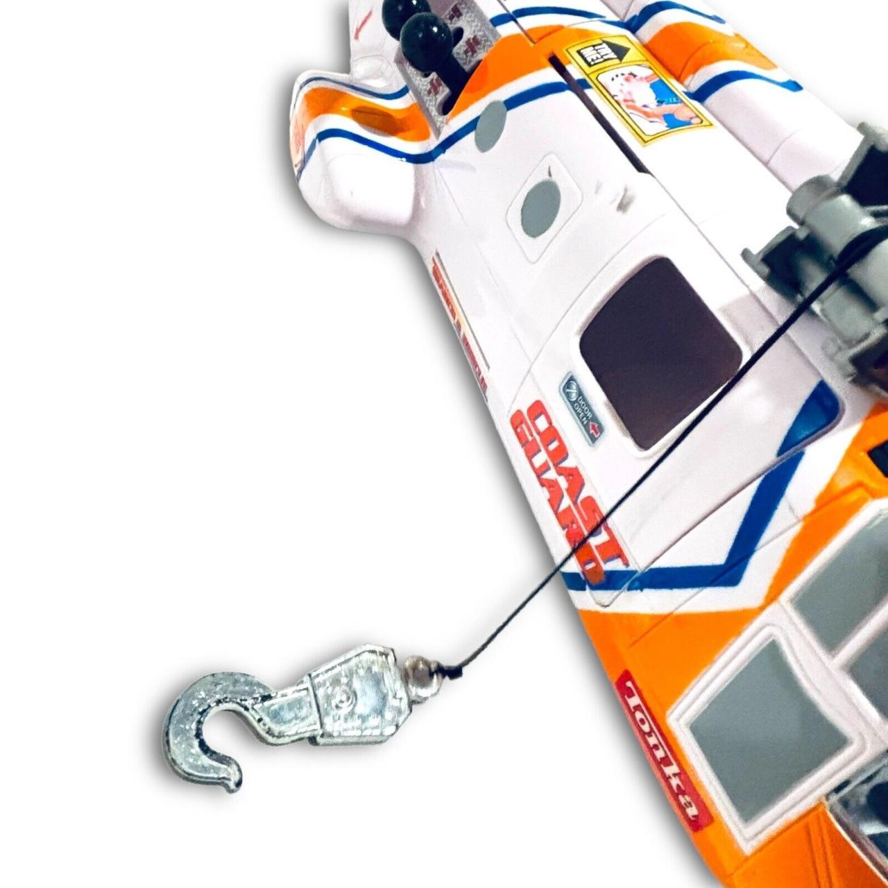 Tonka 2007 Hasbro Coast Guard good Search Rescue Chinook Helicopter Toy, Orange White