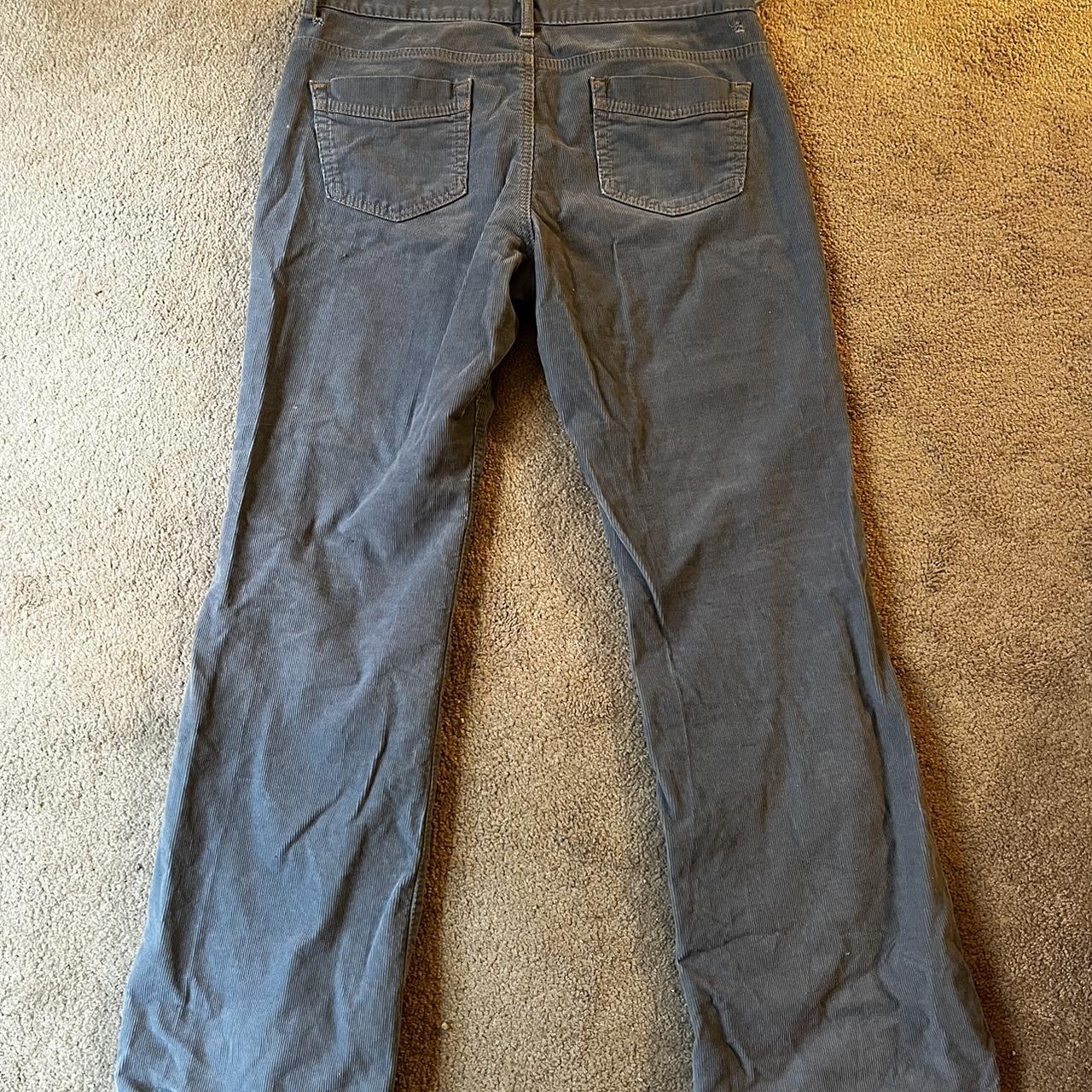 Old Navy light blue corduroy flare pants Size... Depop