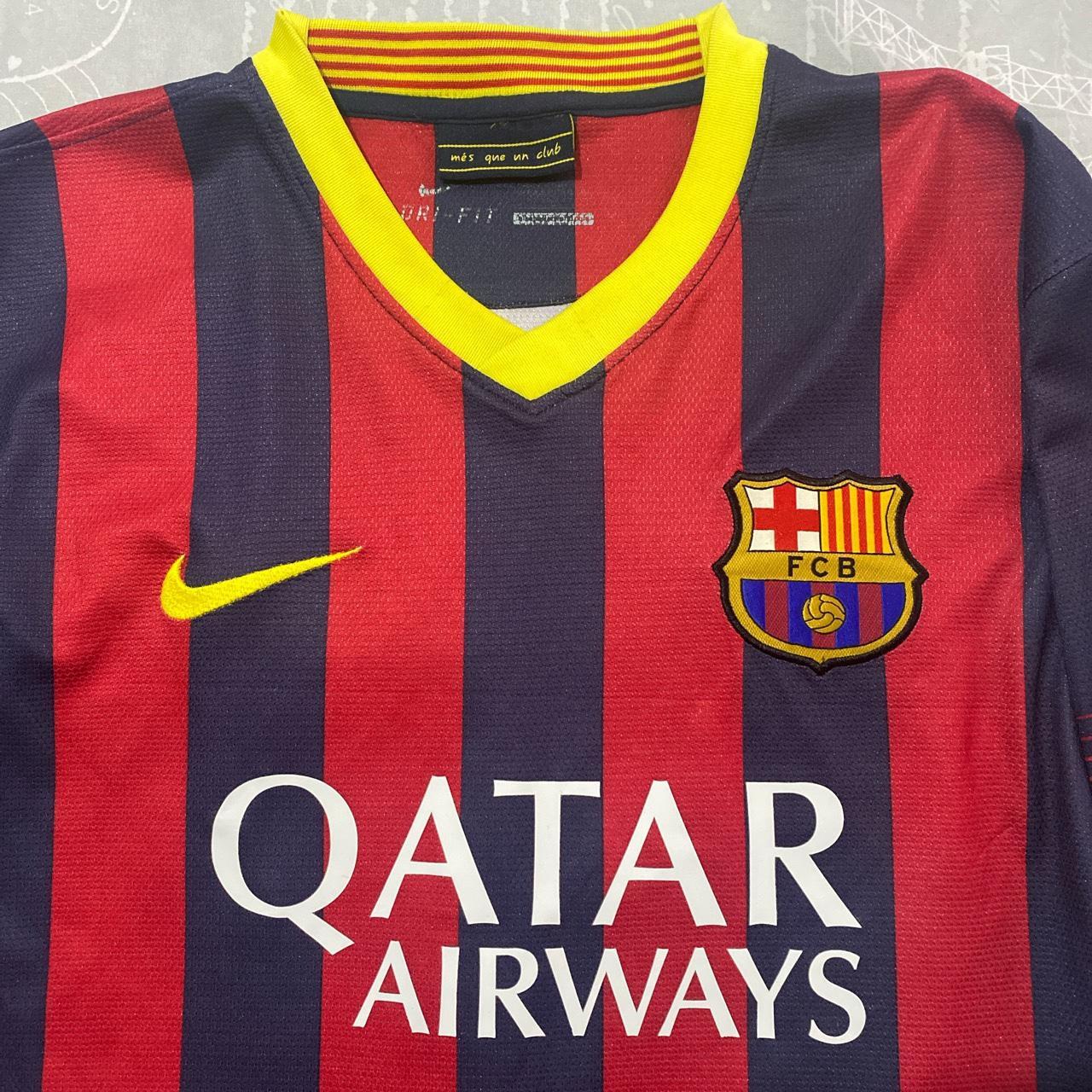 Fc Barcelona Champions League Neymar Jersey Size - Depop