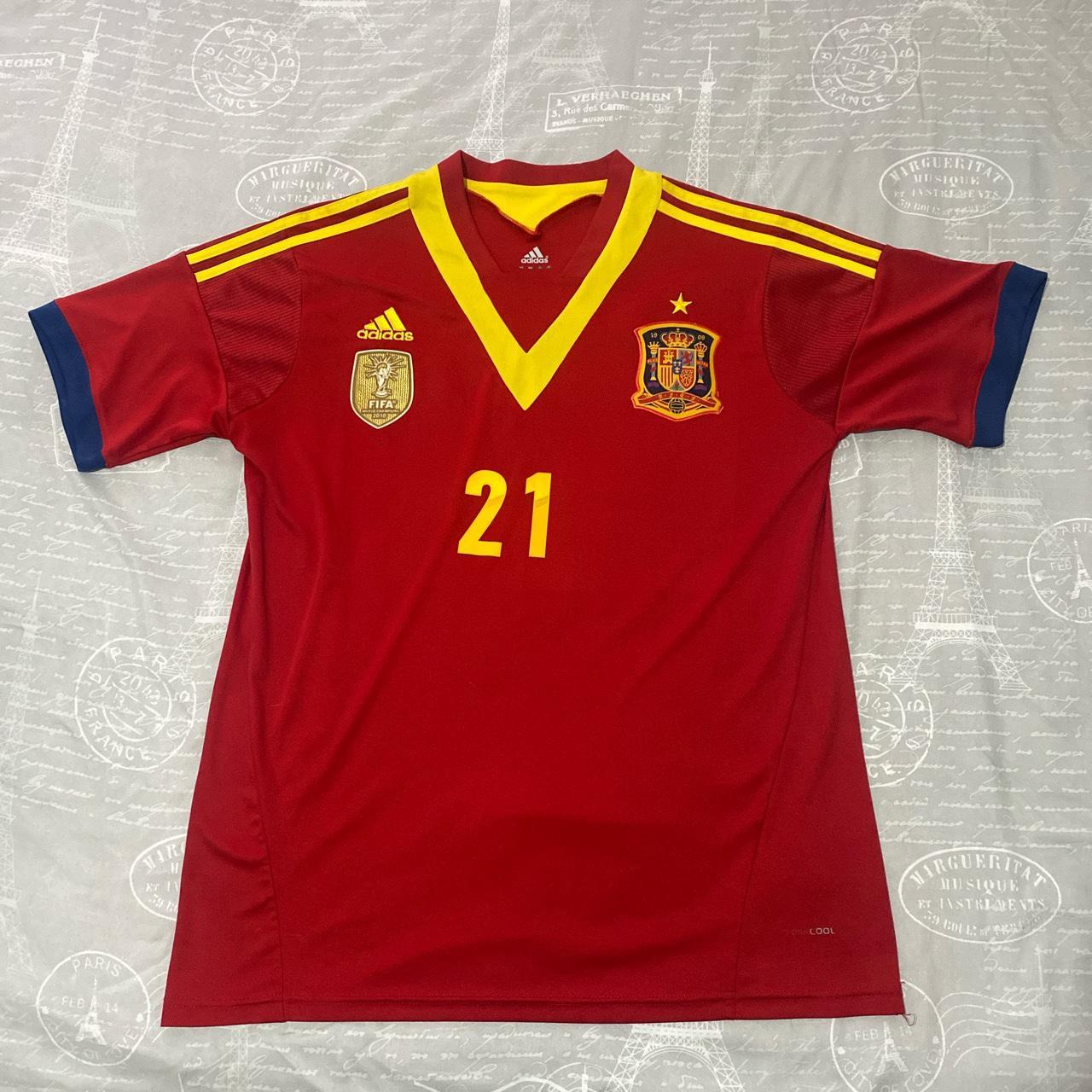 Size L Spain National Team Jersey with World Cup Patch Depop