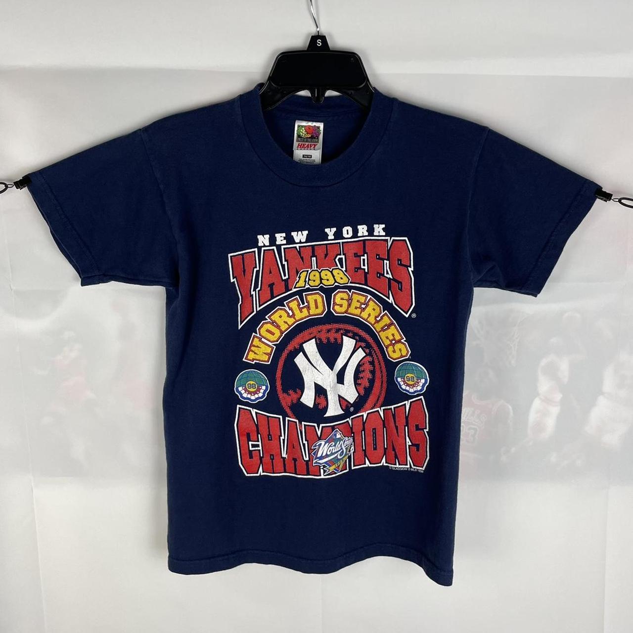 Vtg 2024 1998 New York Yankees World Series Champions 1998 Tee Shirt