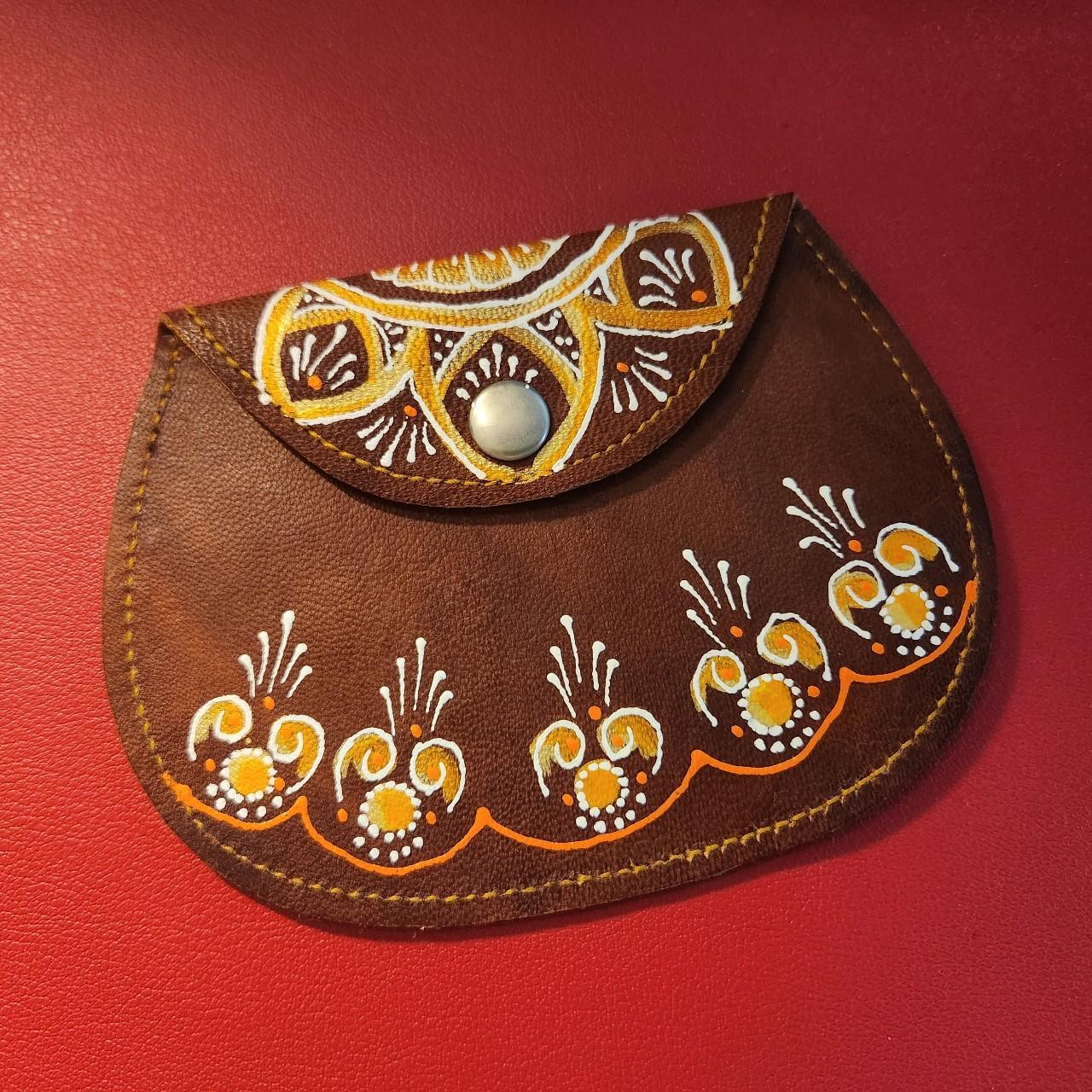 Vintage Genuine Leather Shoulder Strap Purse Handbag... — Holy Thrift