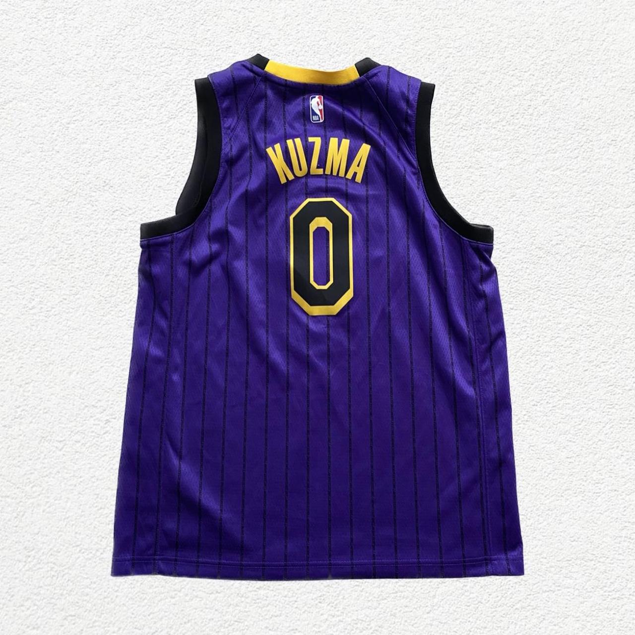 KYLE KUZMA Los Angeles LAKERS Nike WISH Purple CITY EDITION