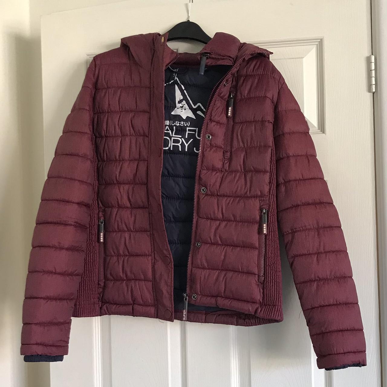 Superdry hooded rain coat/jacket. Size large - for... - Depop