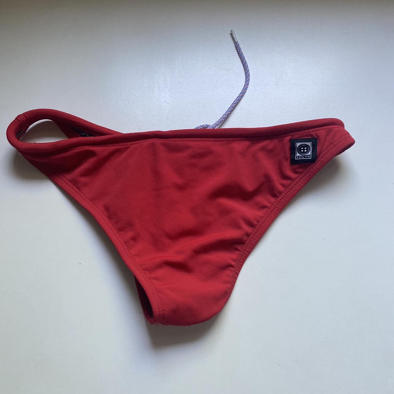 Jolyn dark red bikini bottoms - Depop