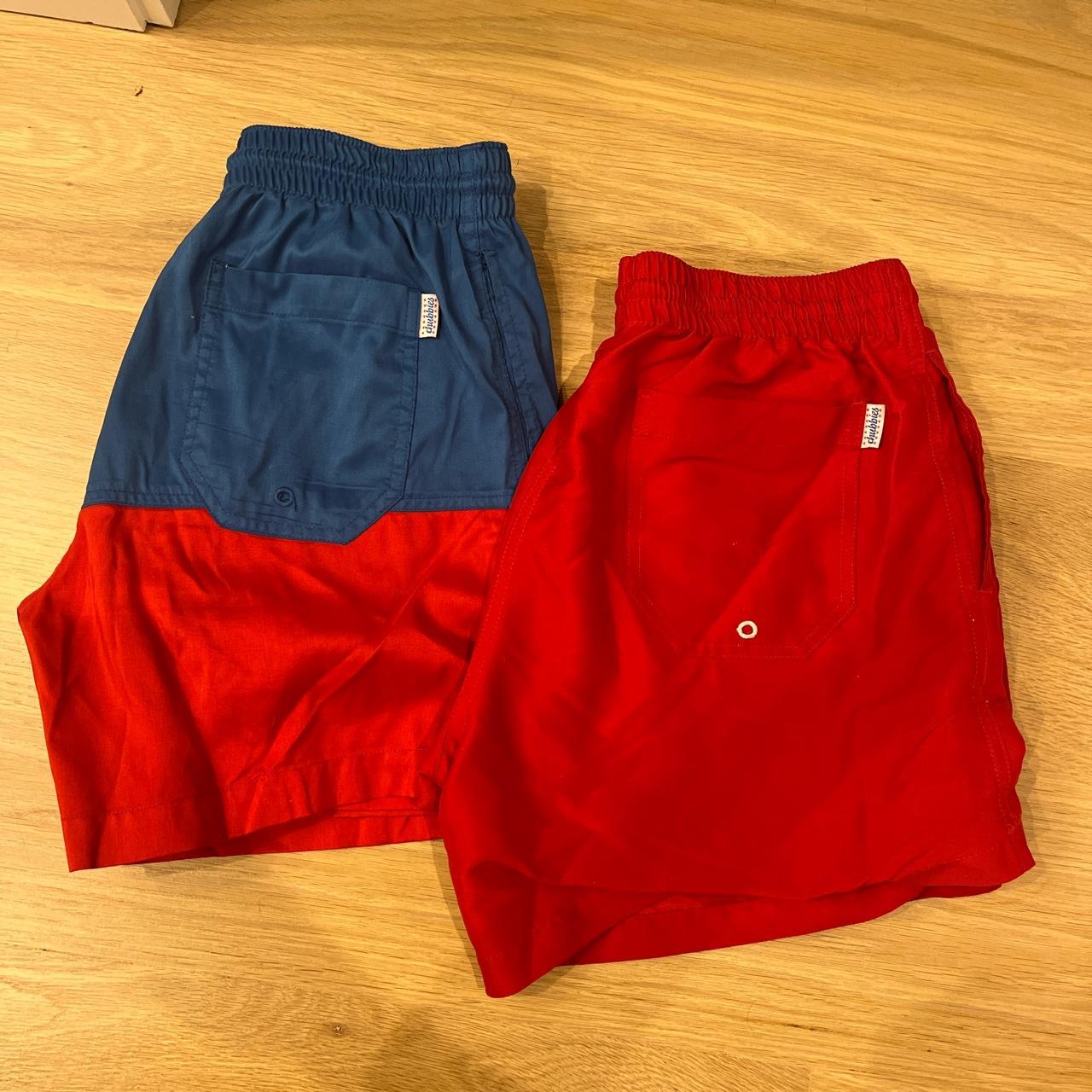 Red chubbies cheap swim trunks