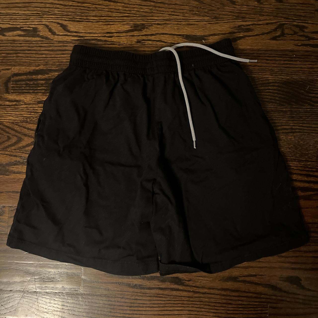 Russell Athletic Black Cotton Shorts Men’s Size... - Depop