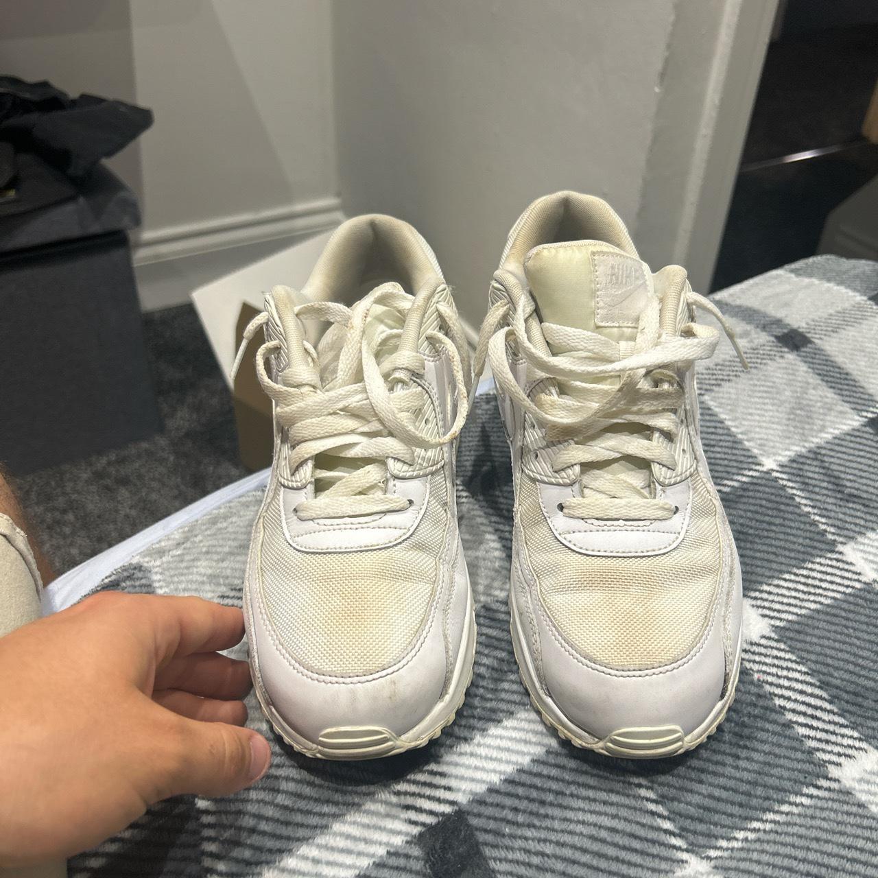 Nike all white air max - Depop