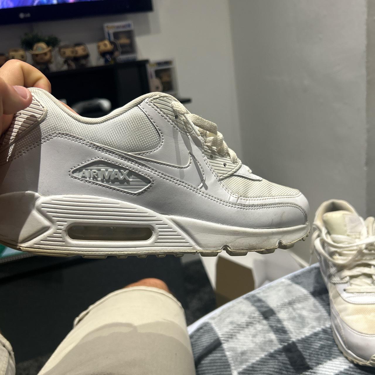 mens all white air max
