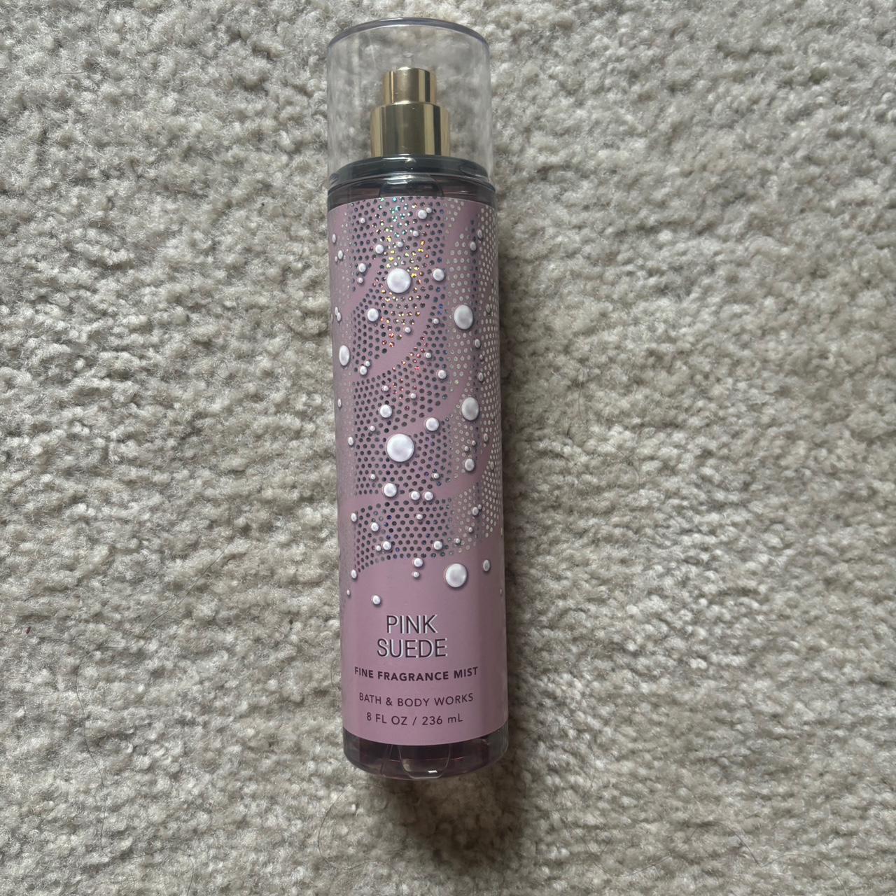 Bath and Body Works Pink Suede Body Mist Depop