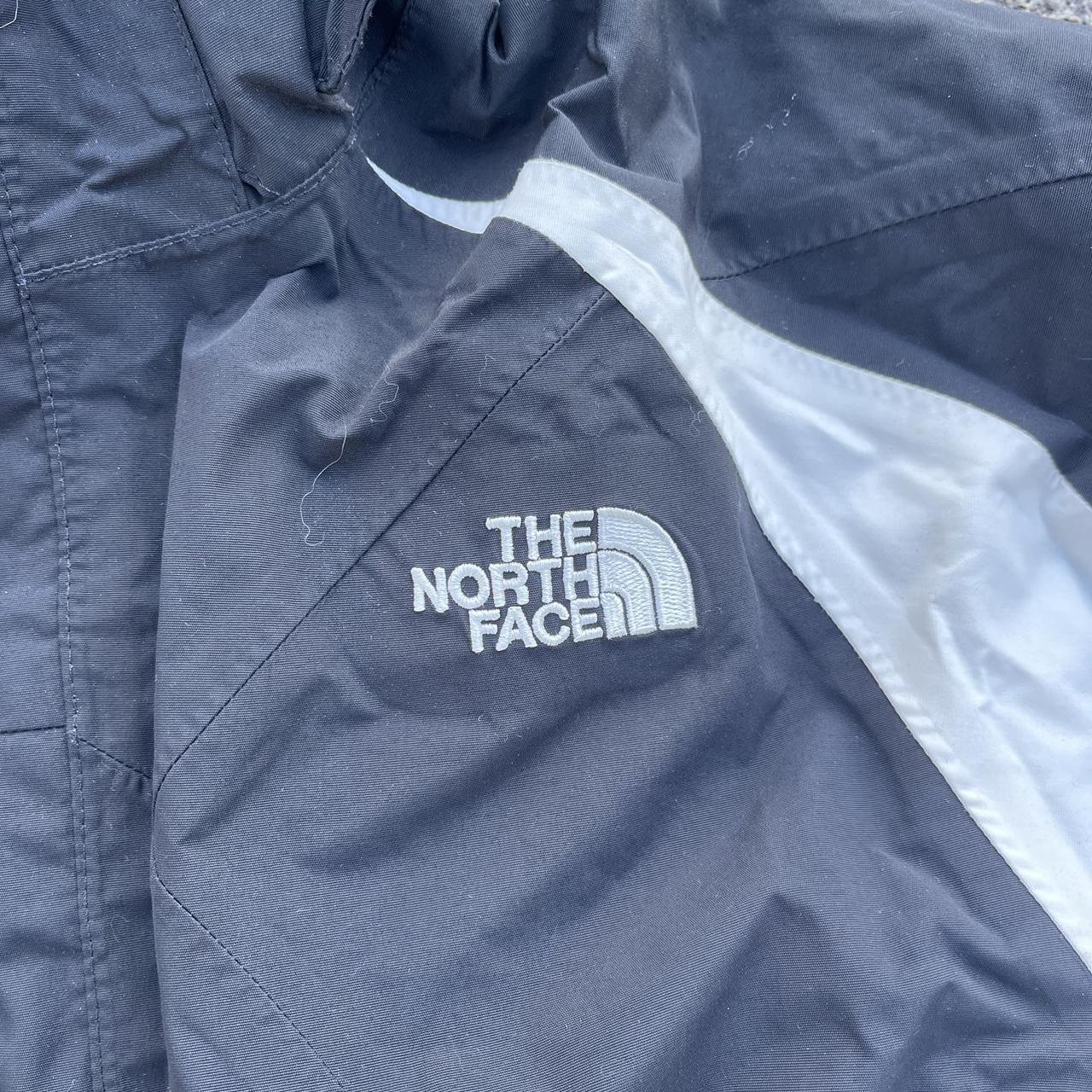 Black and White North Face Jacket Measurements: 26... - Depop