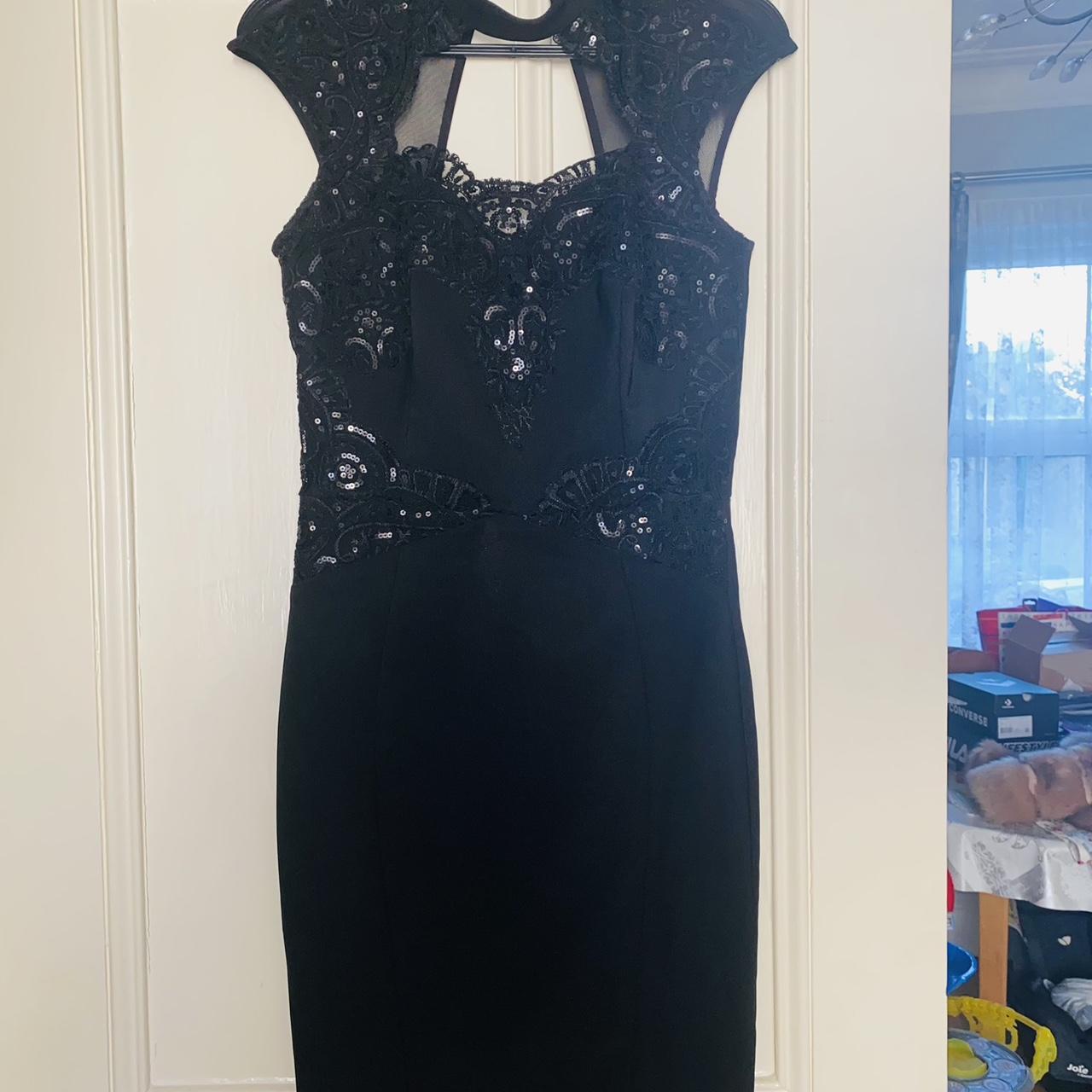 Lipsy Women's Black Dress | Depop