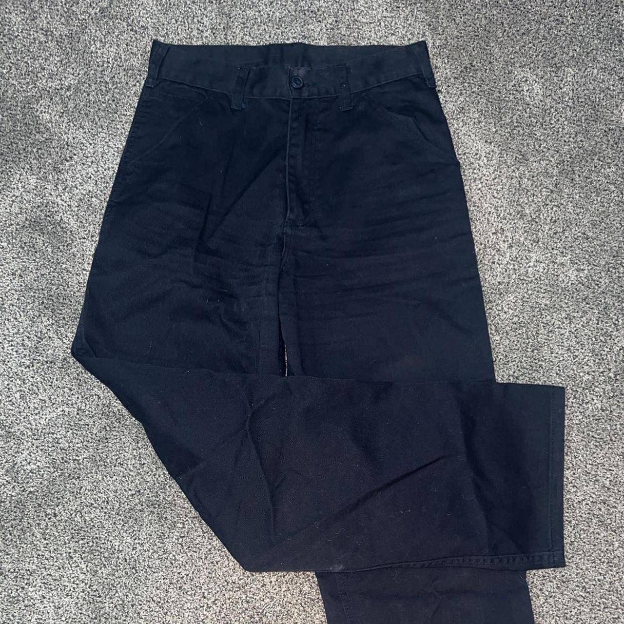 John Galt Brandy Melville Navy Blue High Waist Corduroy Cargo