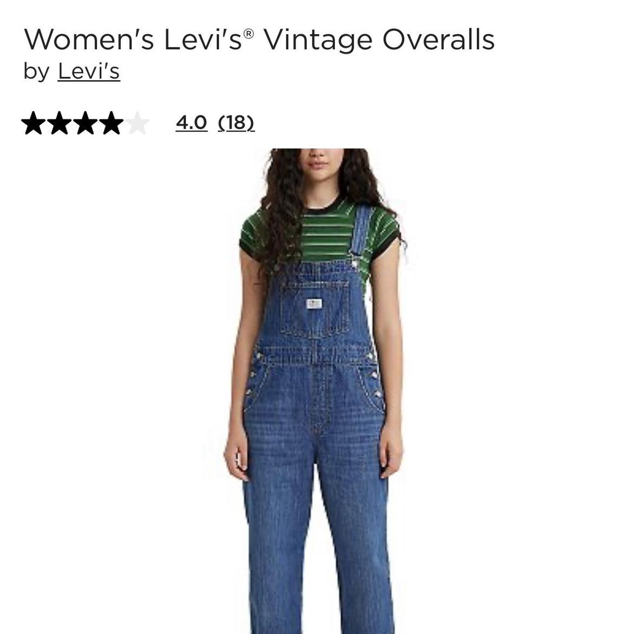 Levi S Women S Navy Dungarees Overalls Depop