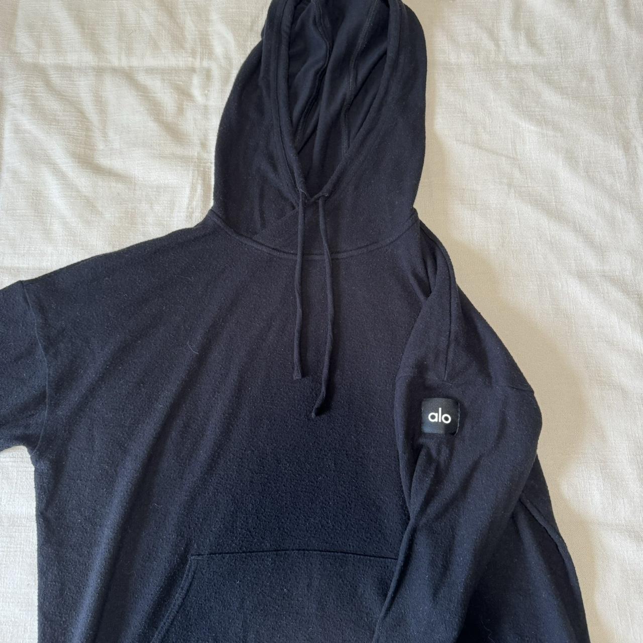 Alo Women's XS black accolade hoodie brand new with tag - Depop