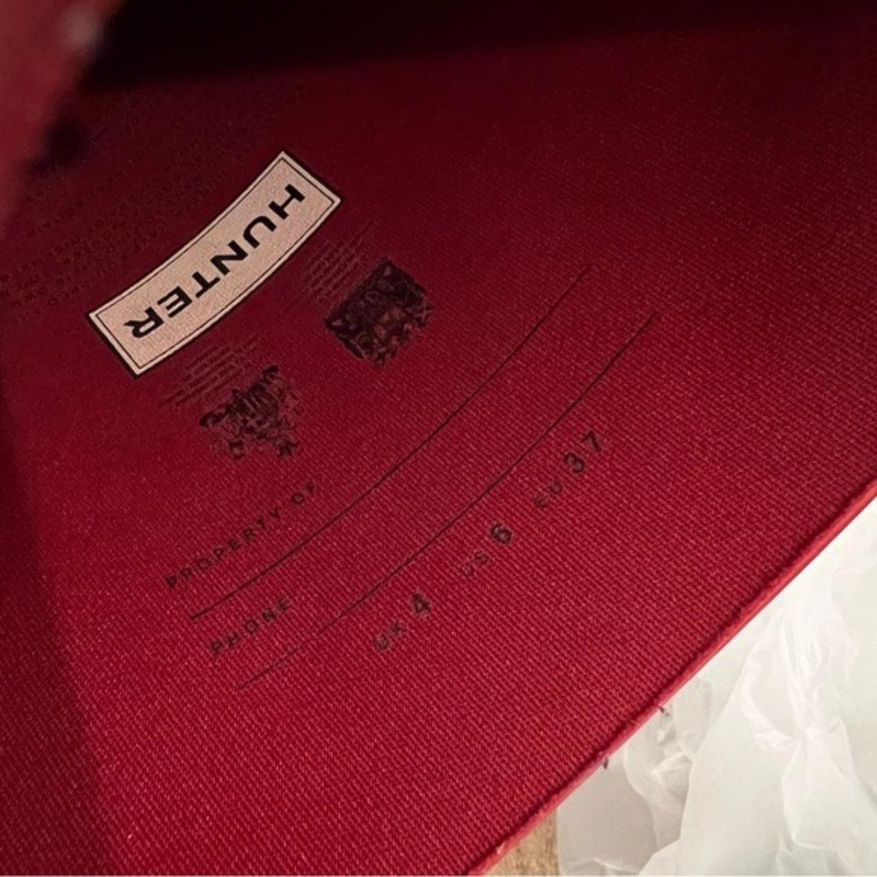 tall red hunter rain boots