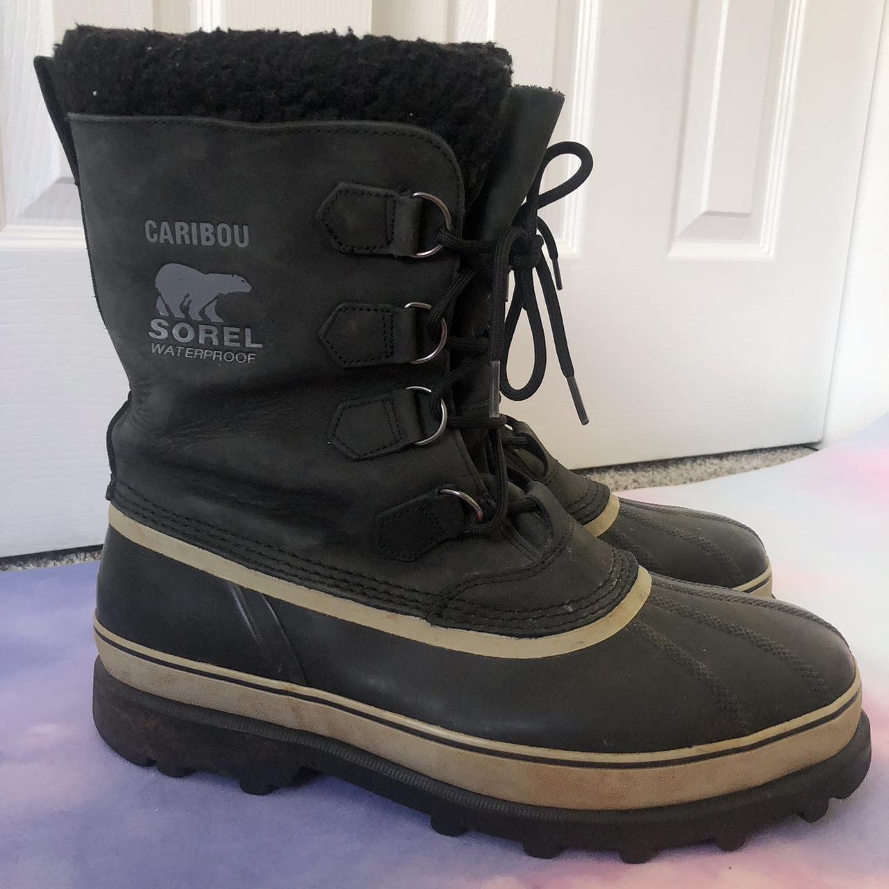 Men’s Sorel caribou winter boots, size 13 Comes... - Depop