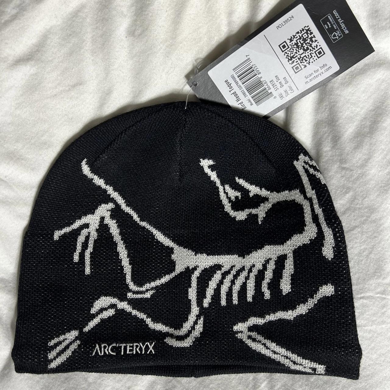 Arc'teryx Men's Black and White Hat | Depop