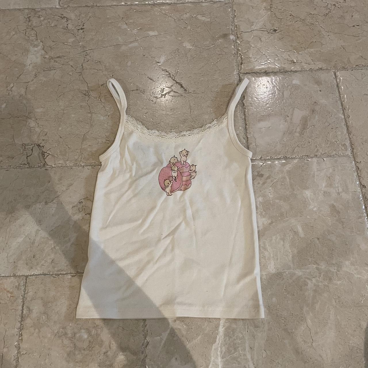 Brandy Melville babies on donut tank top BNWT Depop