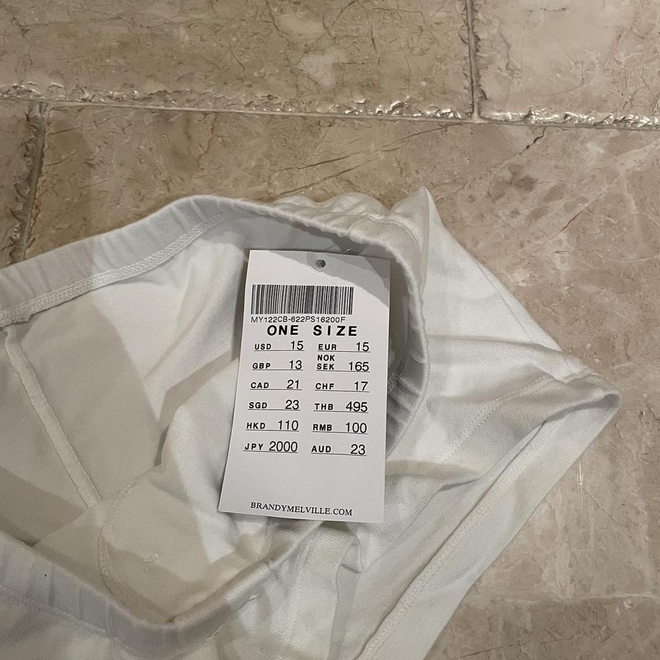 Brandy Melville pink and cream stripe boy shorts , BNWT