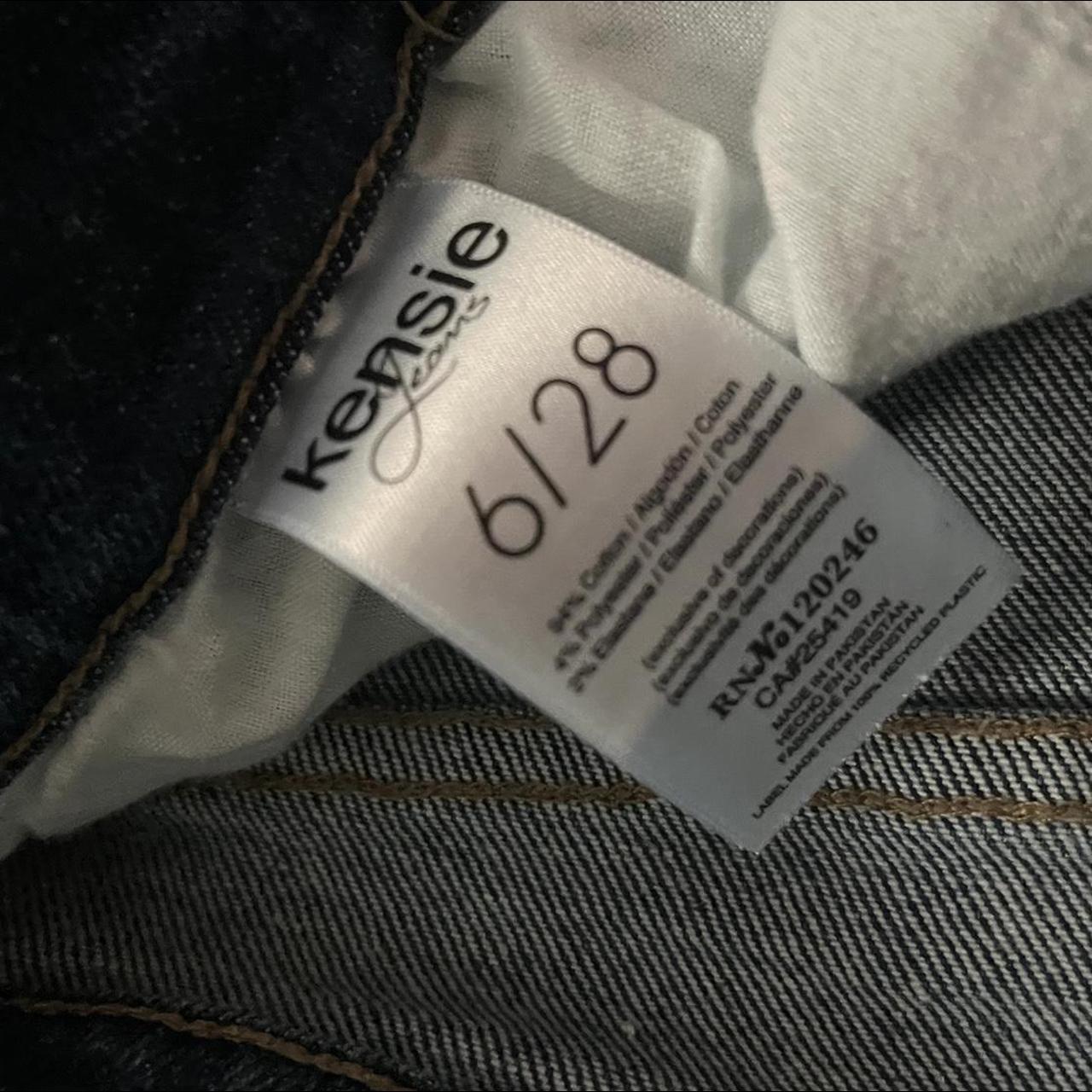 kensie Women's Grey and Blue Jeans | Depop