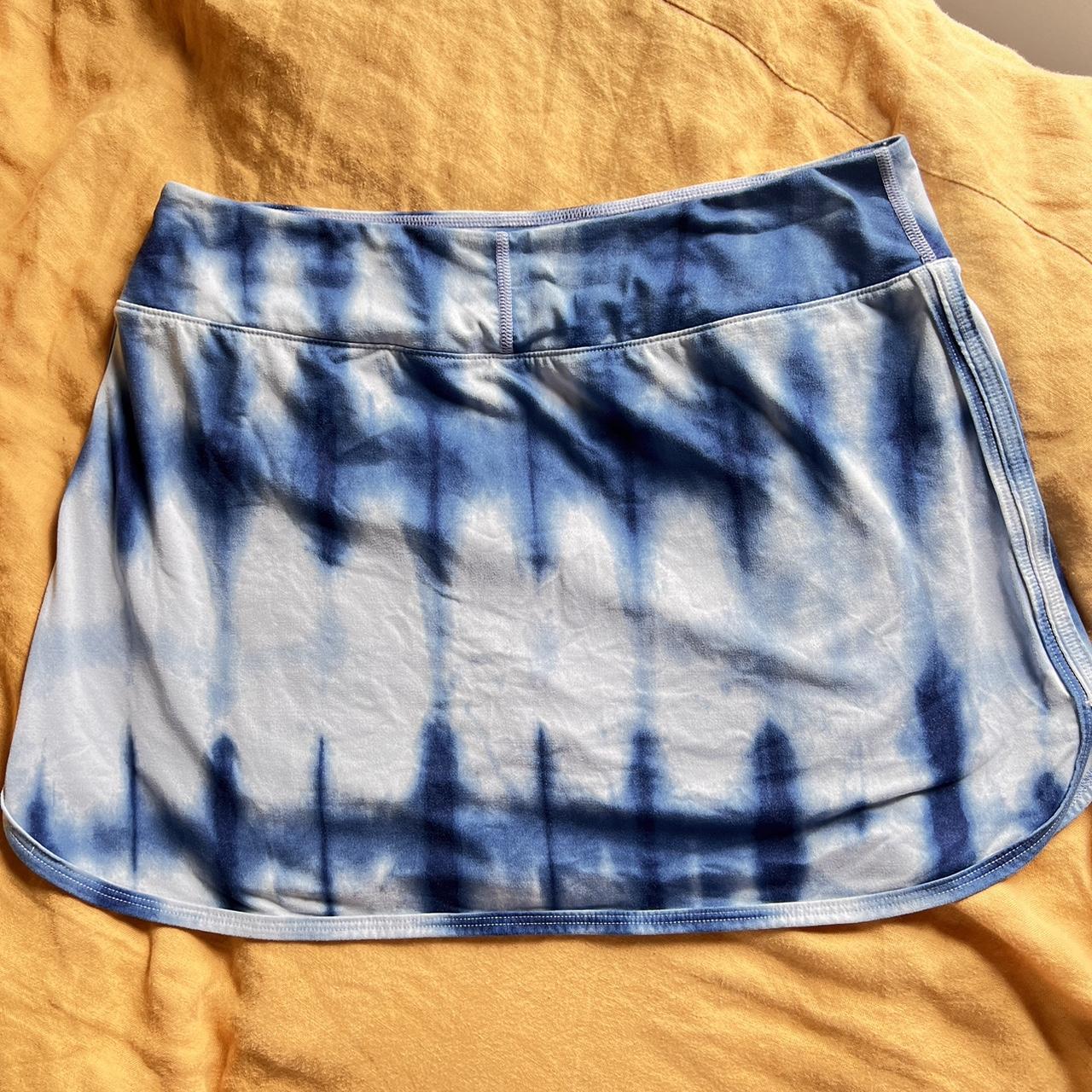 Nike blue tie dye tennis athletic skort NWOT