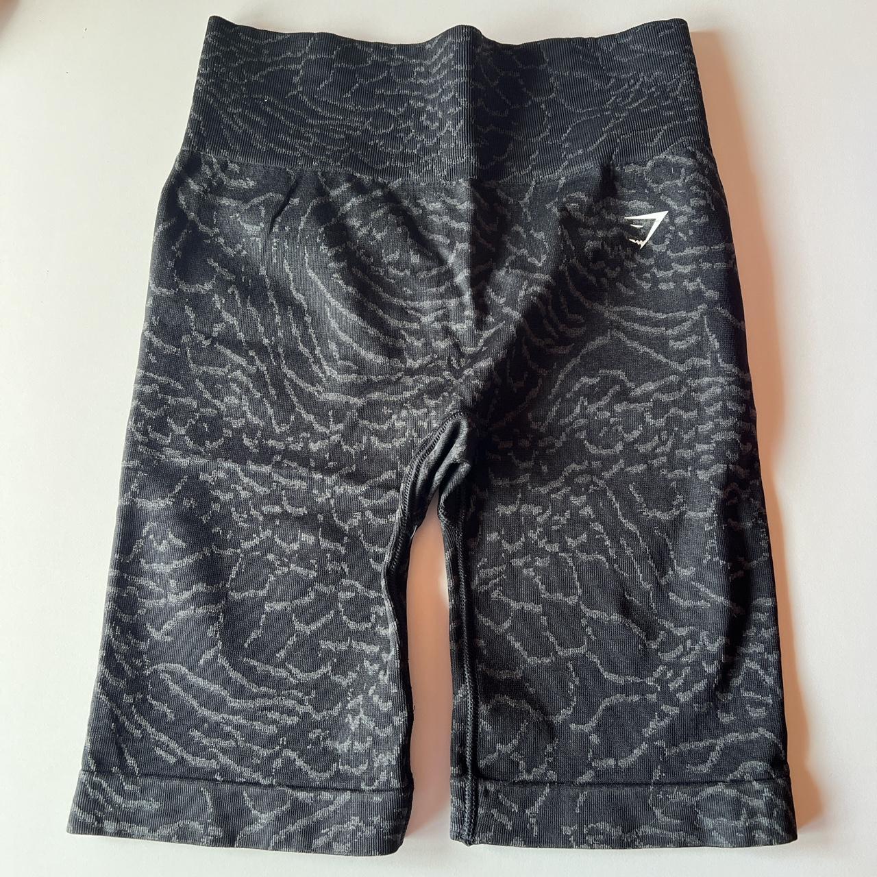 Gymshark black biker shorts! They are a medium but - Depop