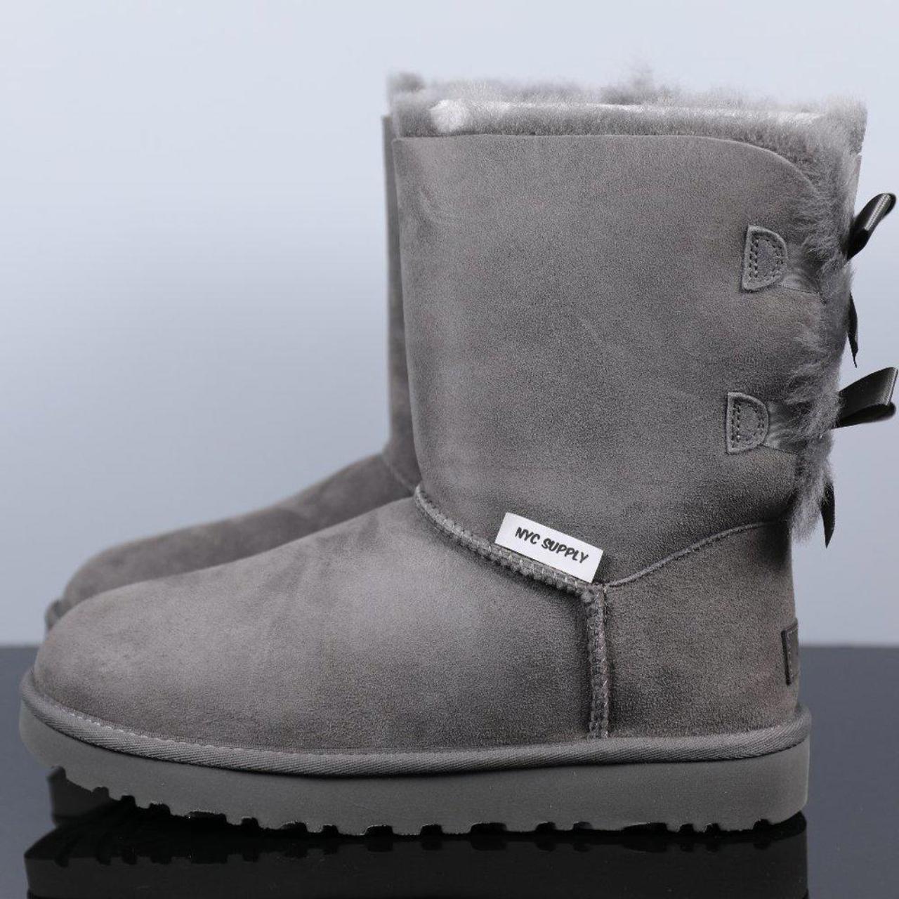 Ugg boots mini sale bailey bow grau