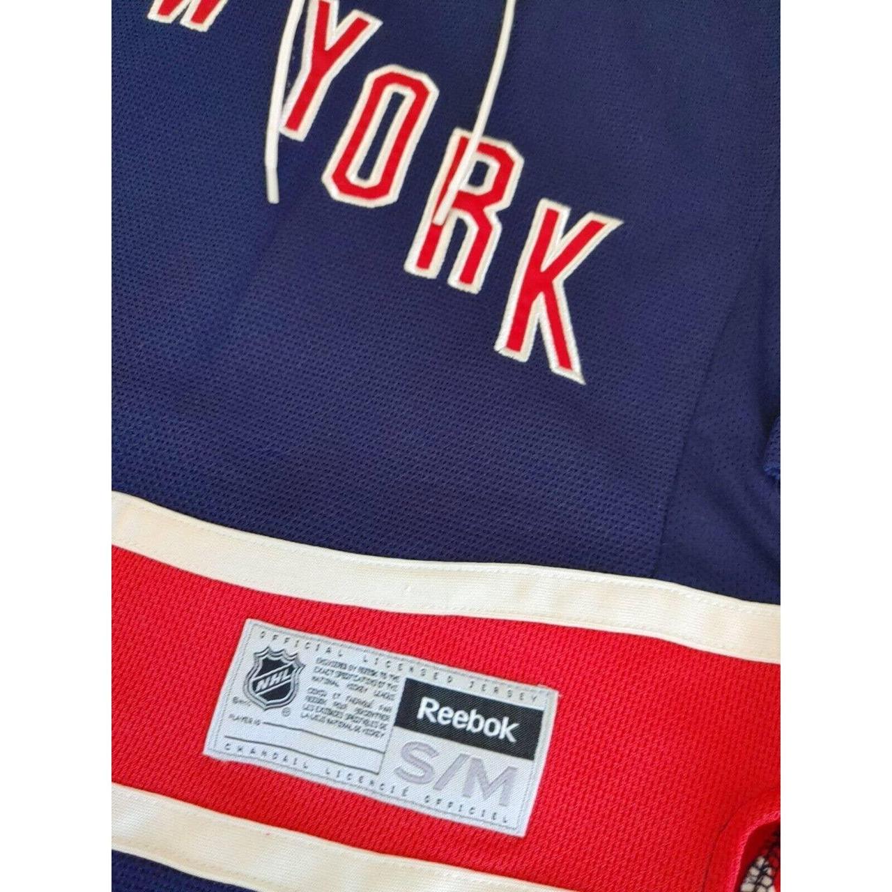 Adult Authentic New York Rangers Henrik Lundqvist Navy Blue Third Official  Reebok Jersey
