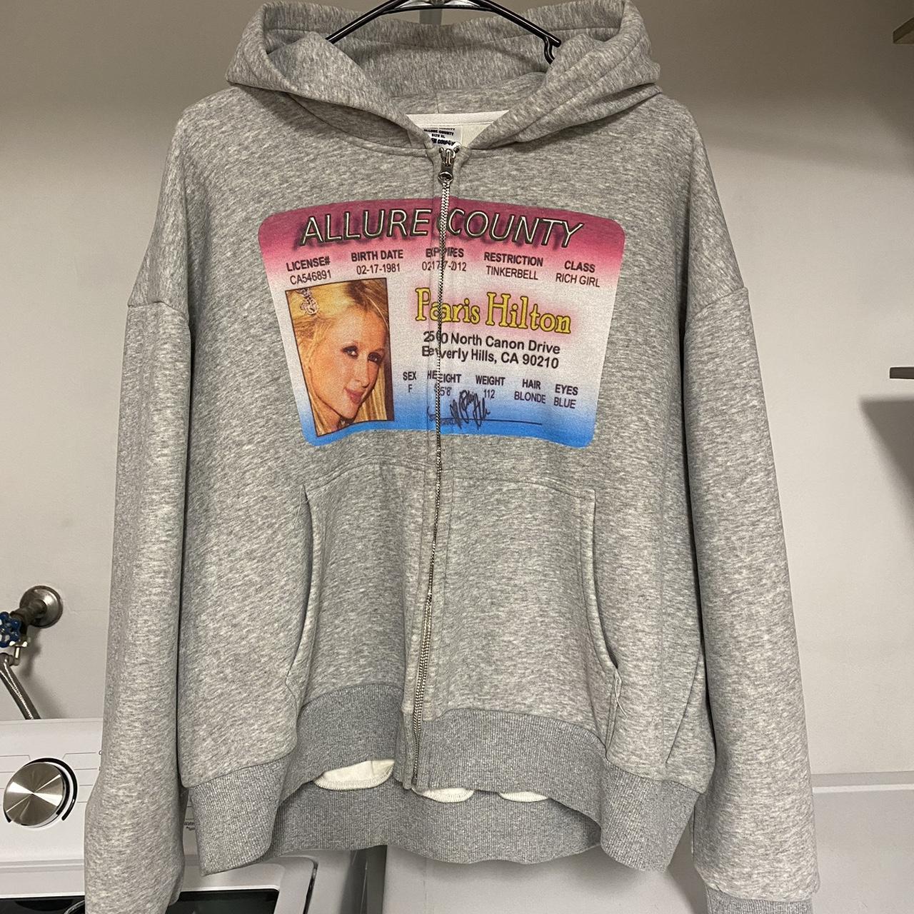 ALLURE COUNTY PARIS HILTON HOODIE FITS LIKE A... - Depop