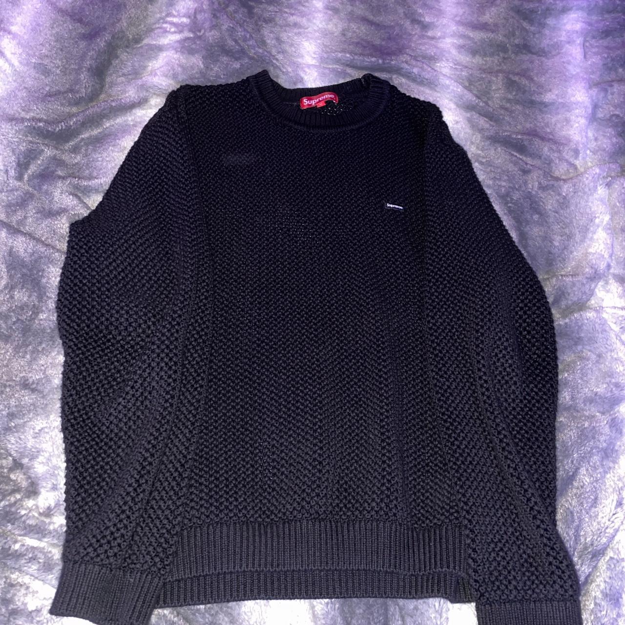 Supreme Open Knit Sweater. Size medium but it's... - Depop