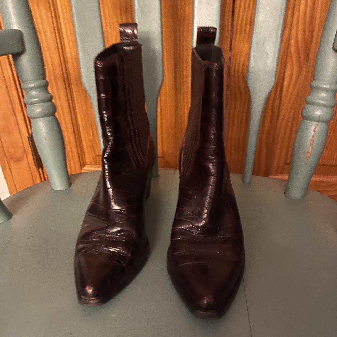 zara brown booties
