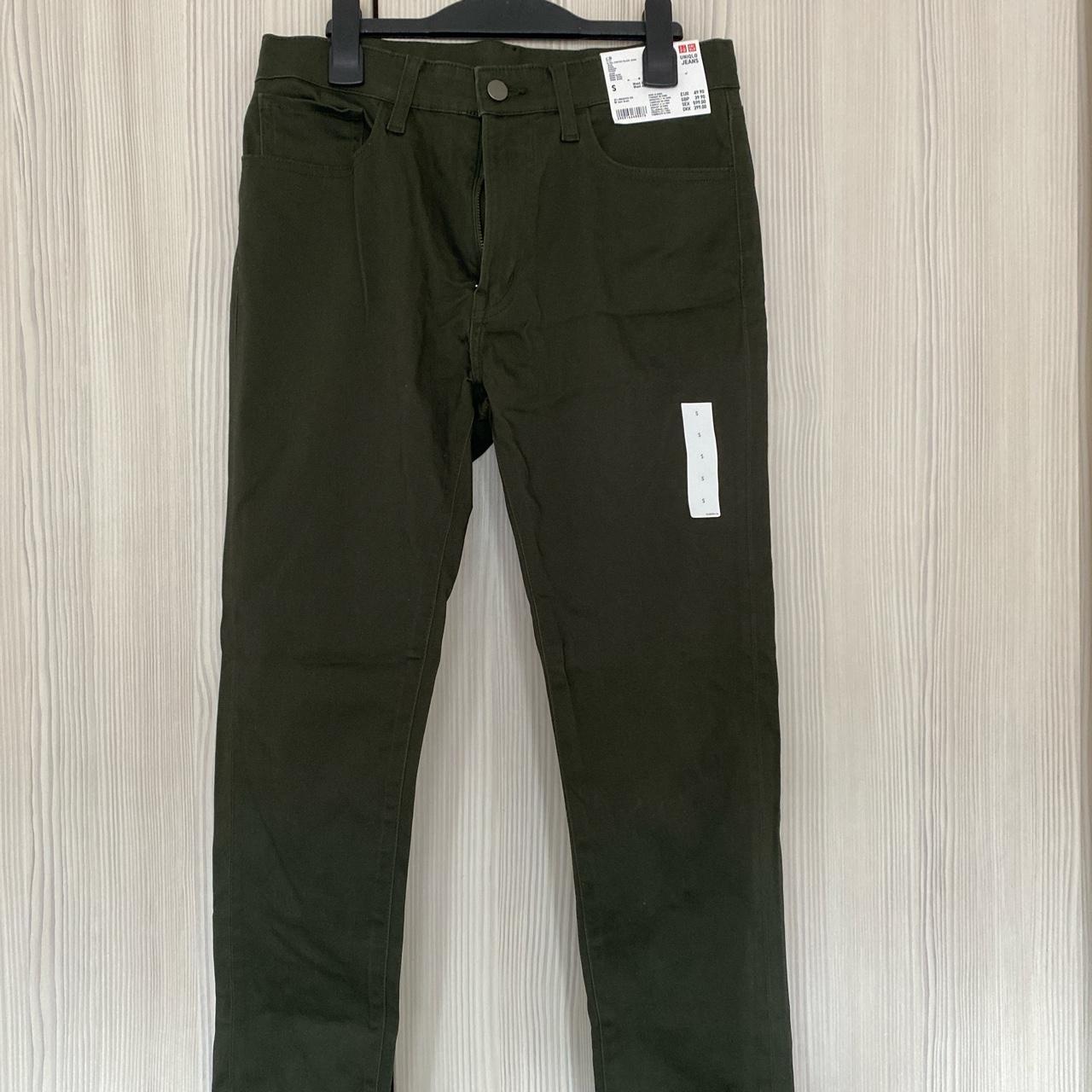 UNIQLO Men's Khaki Jeans | Depop