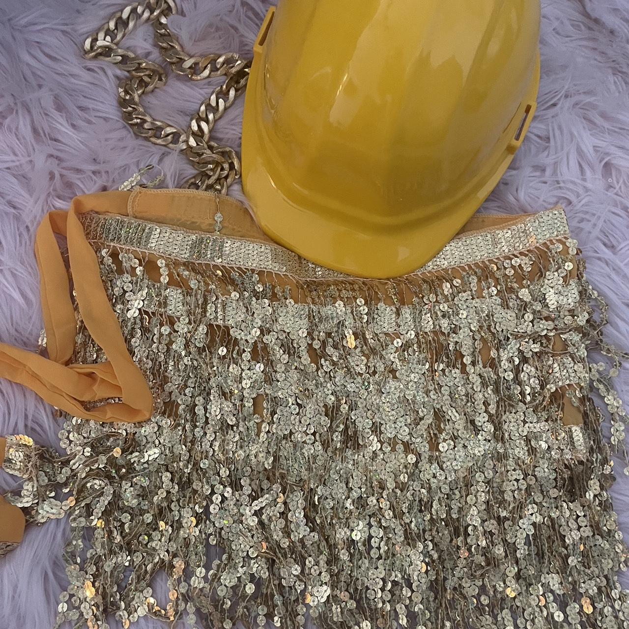 Gold Digger Costume , Comes with a hard hat, gold...